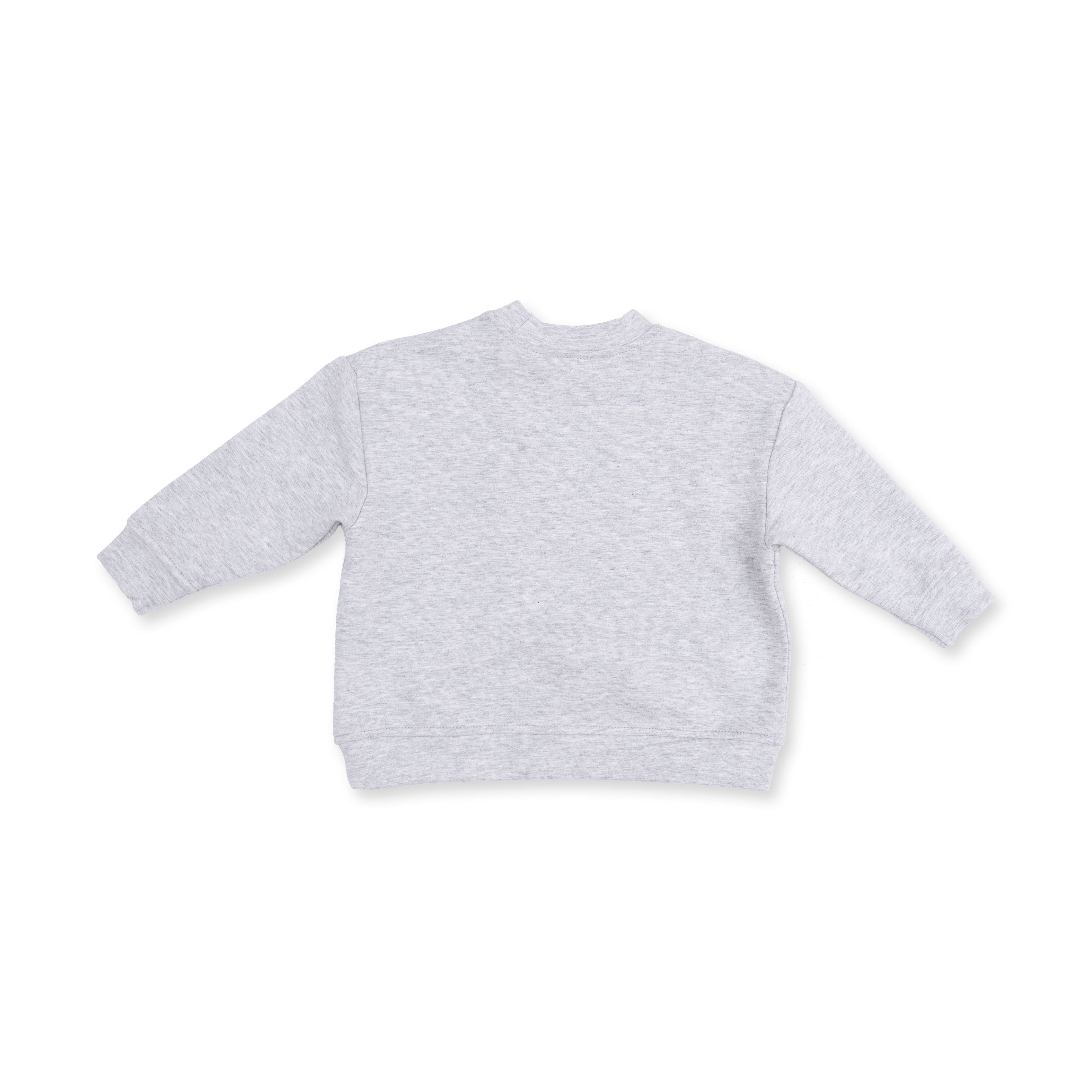 Ghosts - Gray Drop Sleeve Sweatshirt