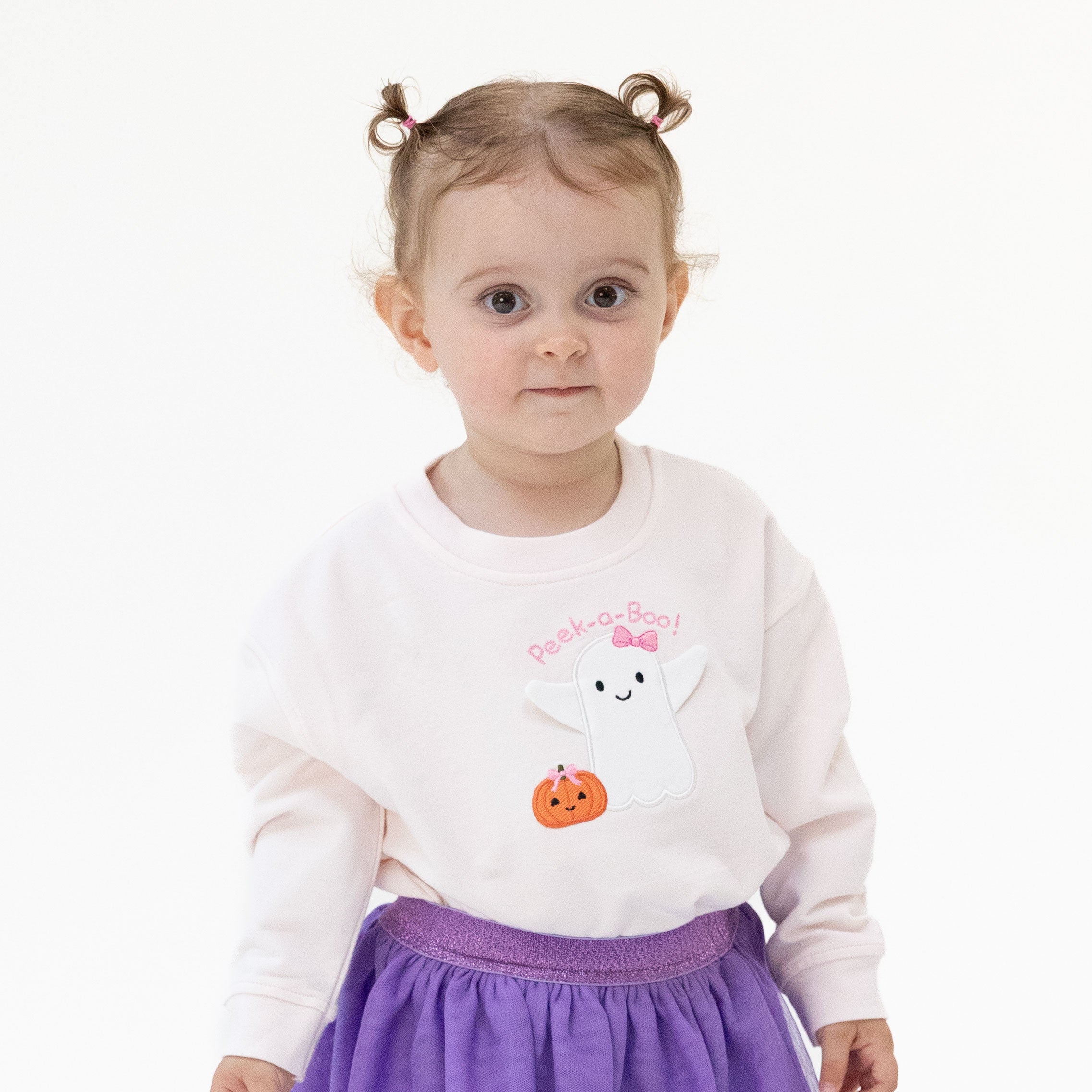 Ghosts - Pink Drop Sleeve Sweatshirt