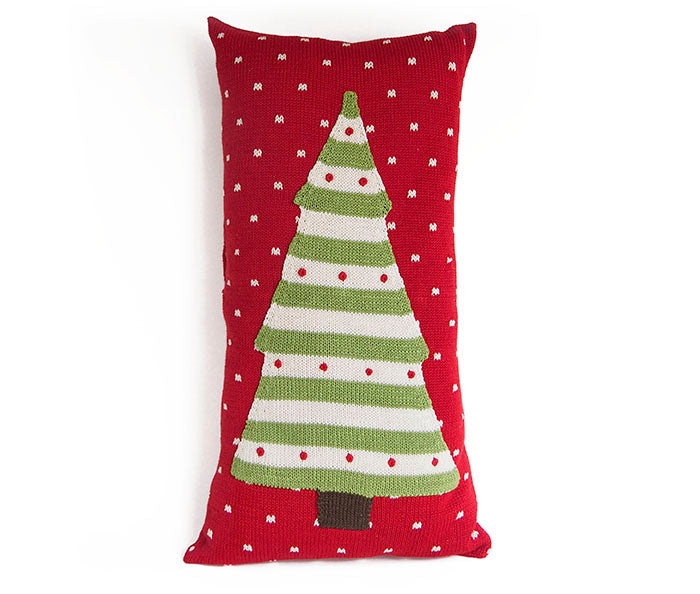 Striped Tree Lumbar Pillow