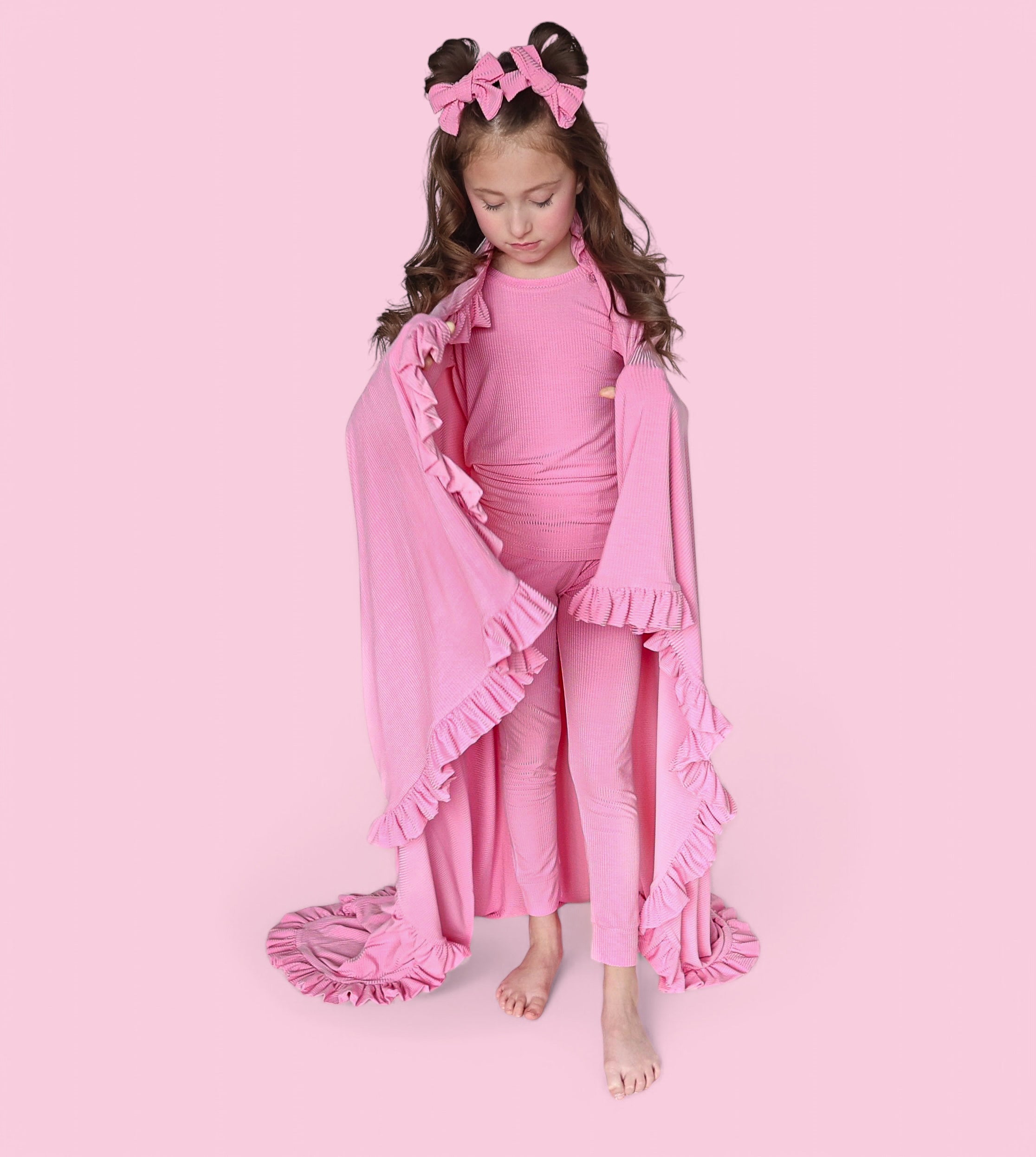 Bella Pink Rib Dream Set