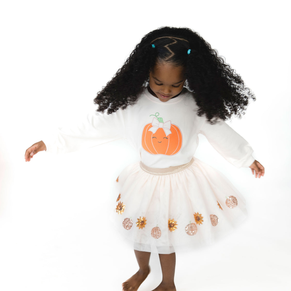 Pumpkins - Tutu Skirt With Bike Shorts