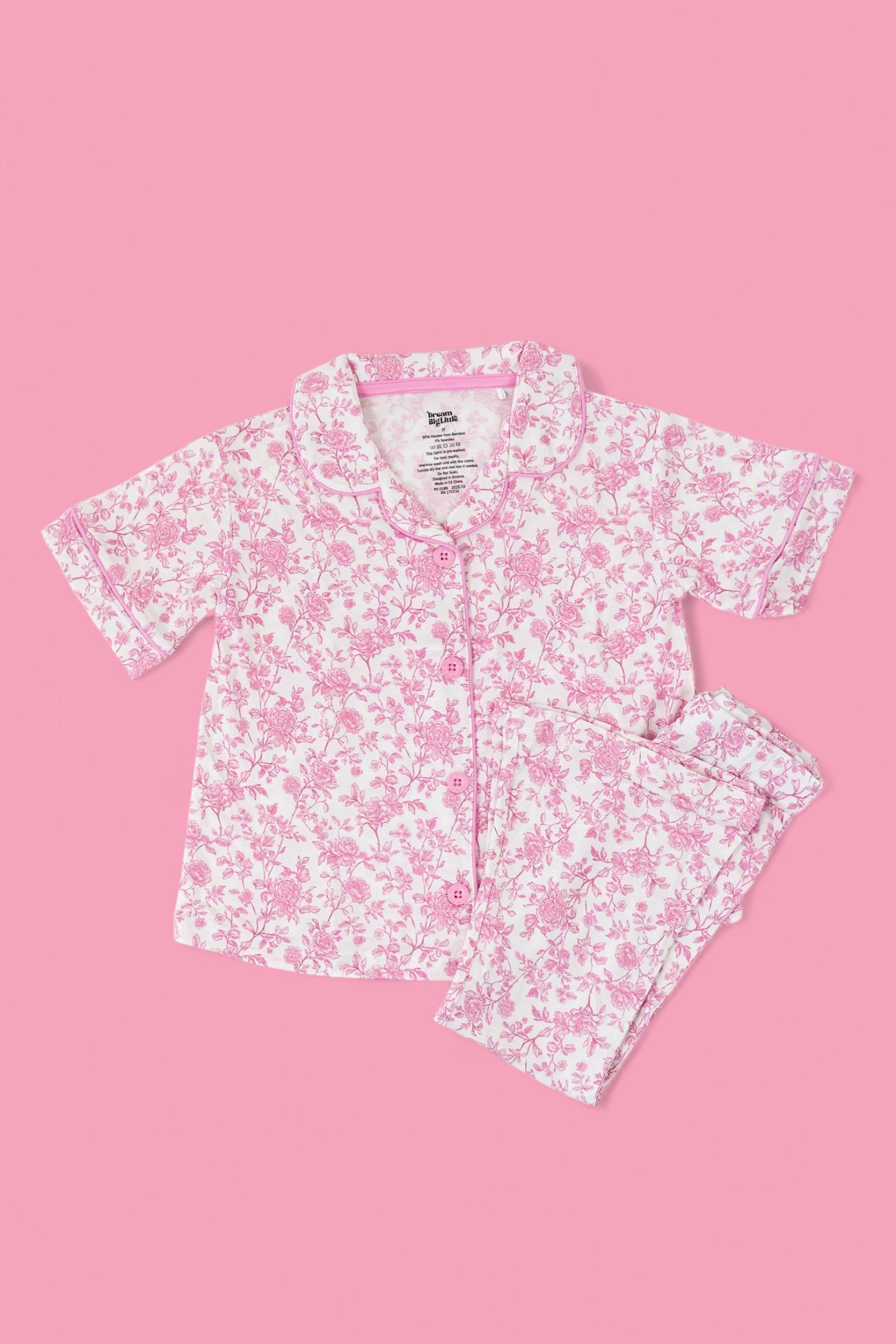 Rosewood Toile Dream Girl's Flare Set