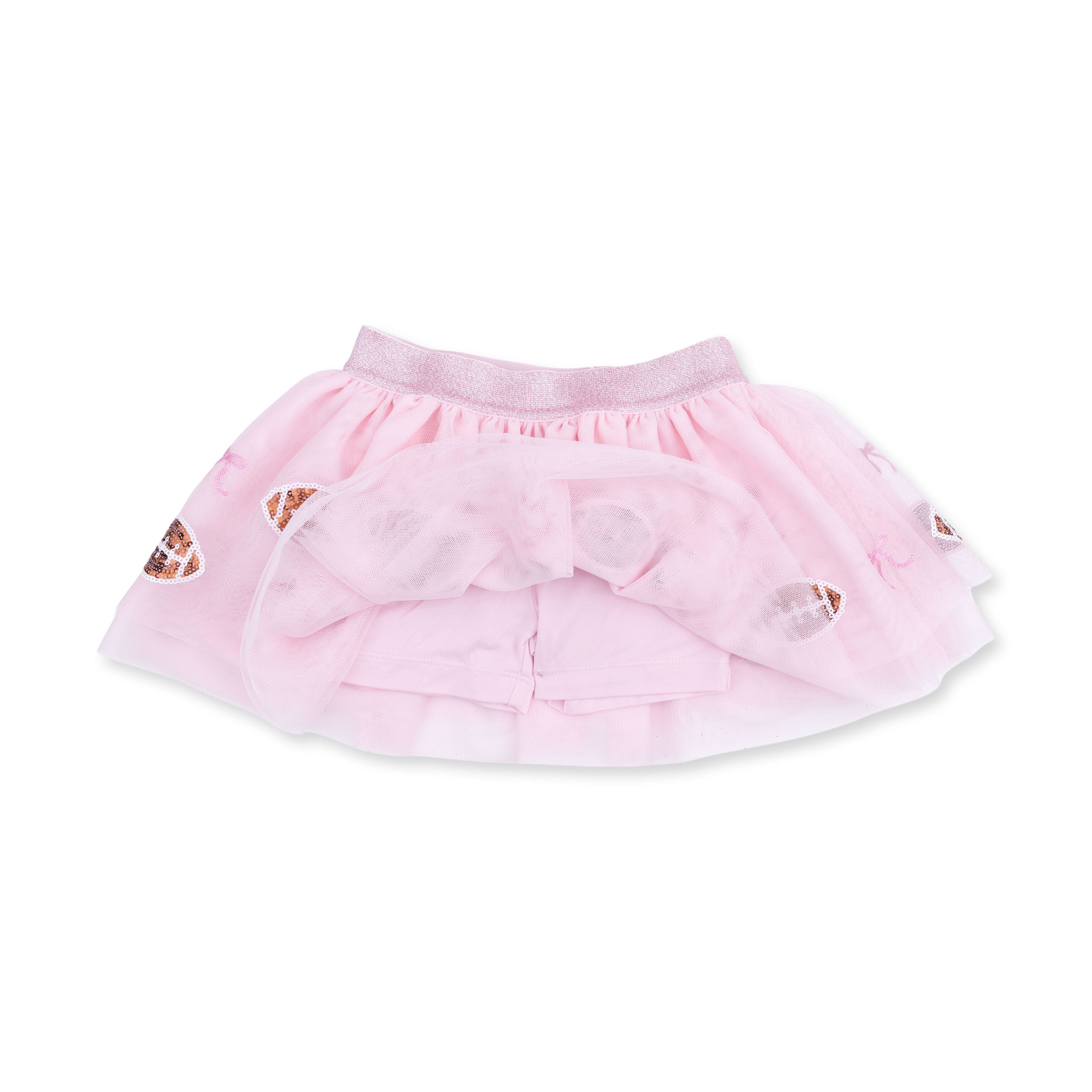 Football Helmets Pink - Tutu Skirt With Bike Shorts