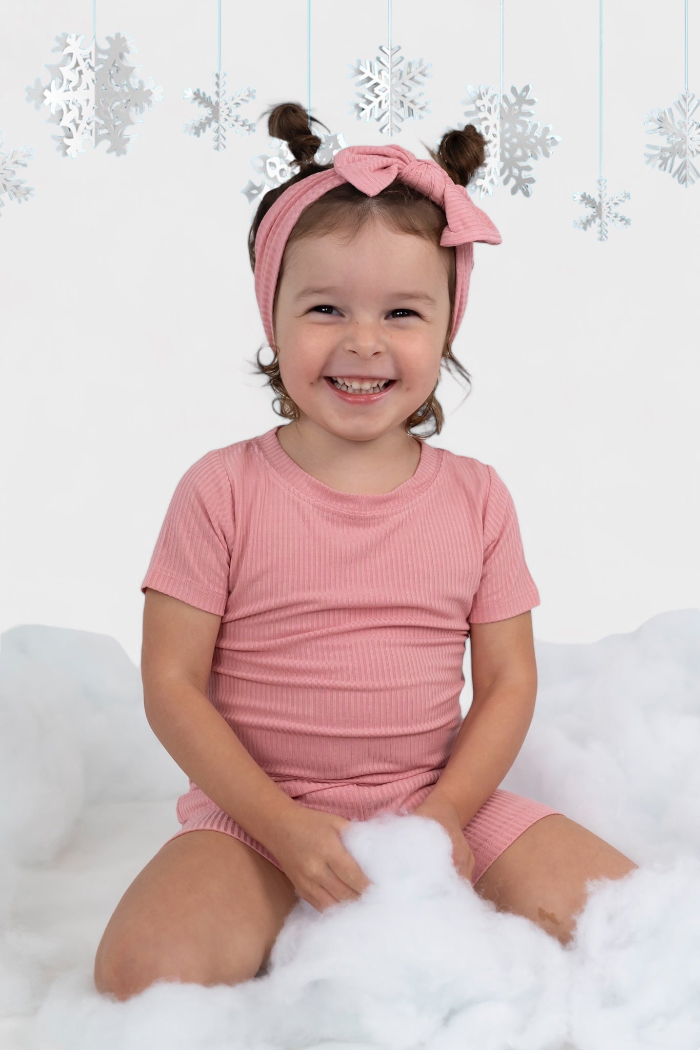 Mauve Rib Dream Short Set