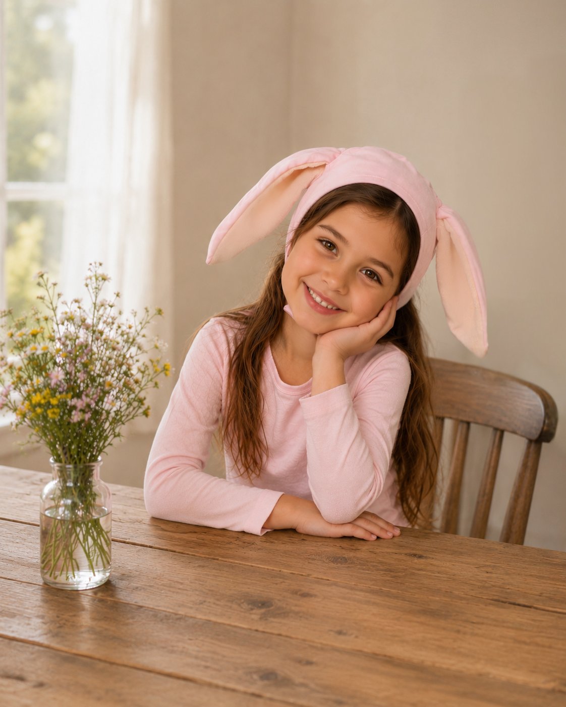 Baby Pink Bunny Costume
