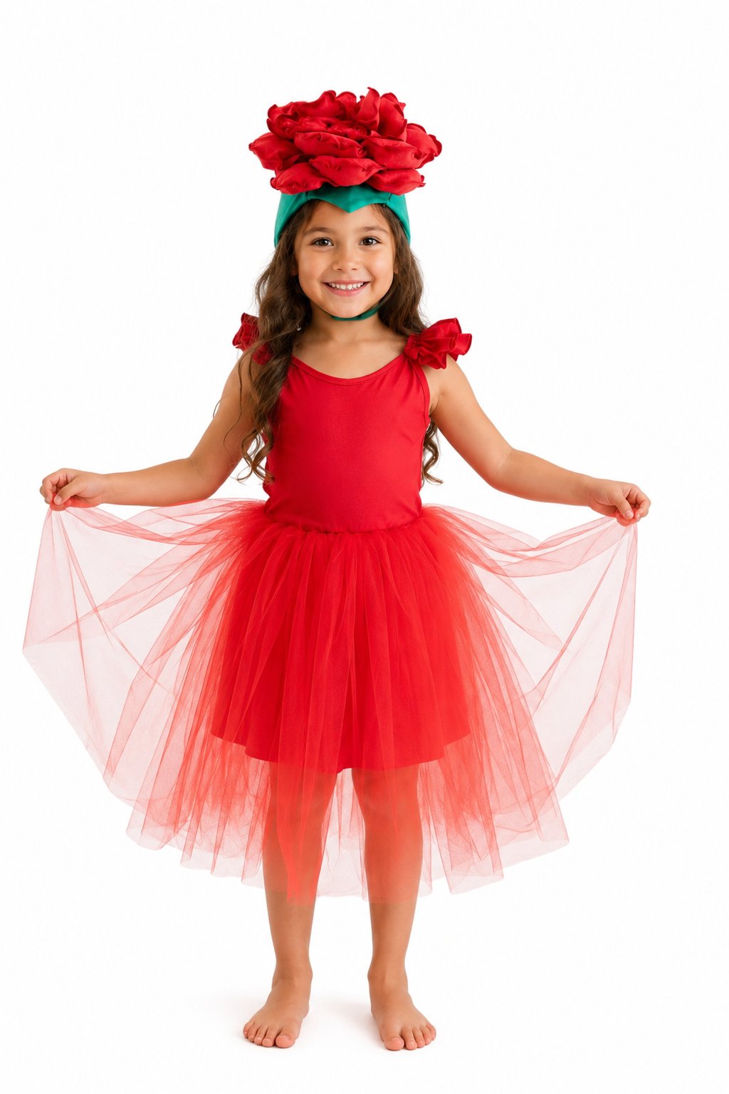 Rose Costume With Tutu