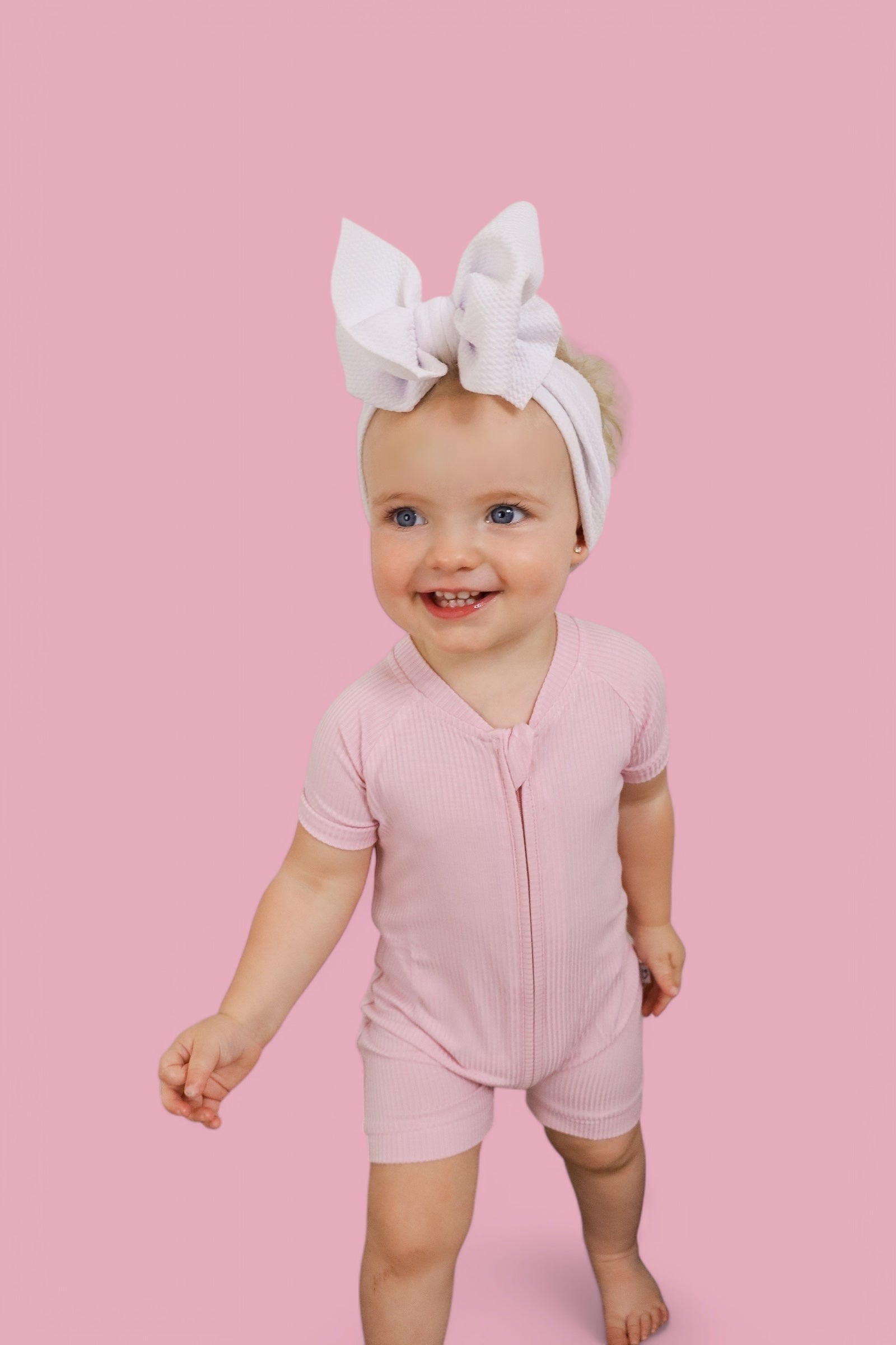 Pink Rose Rib Shortie