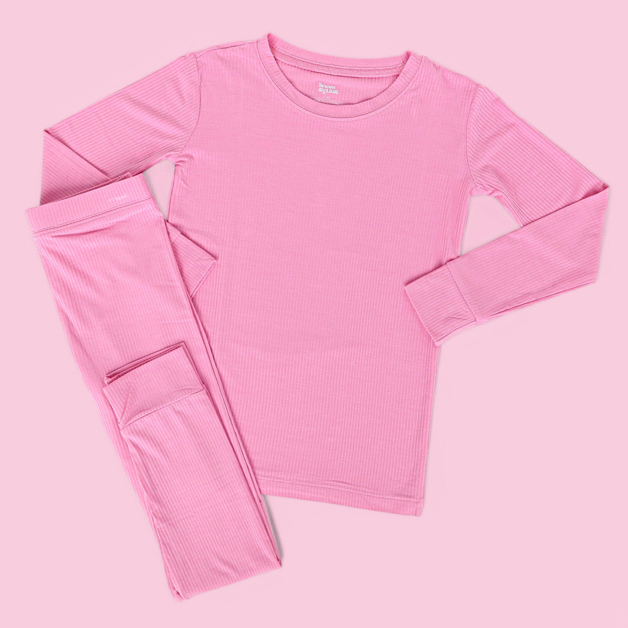 Bella Pink Rib Dream Set