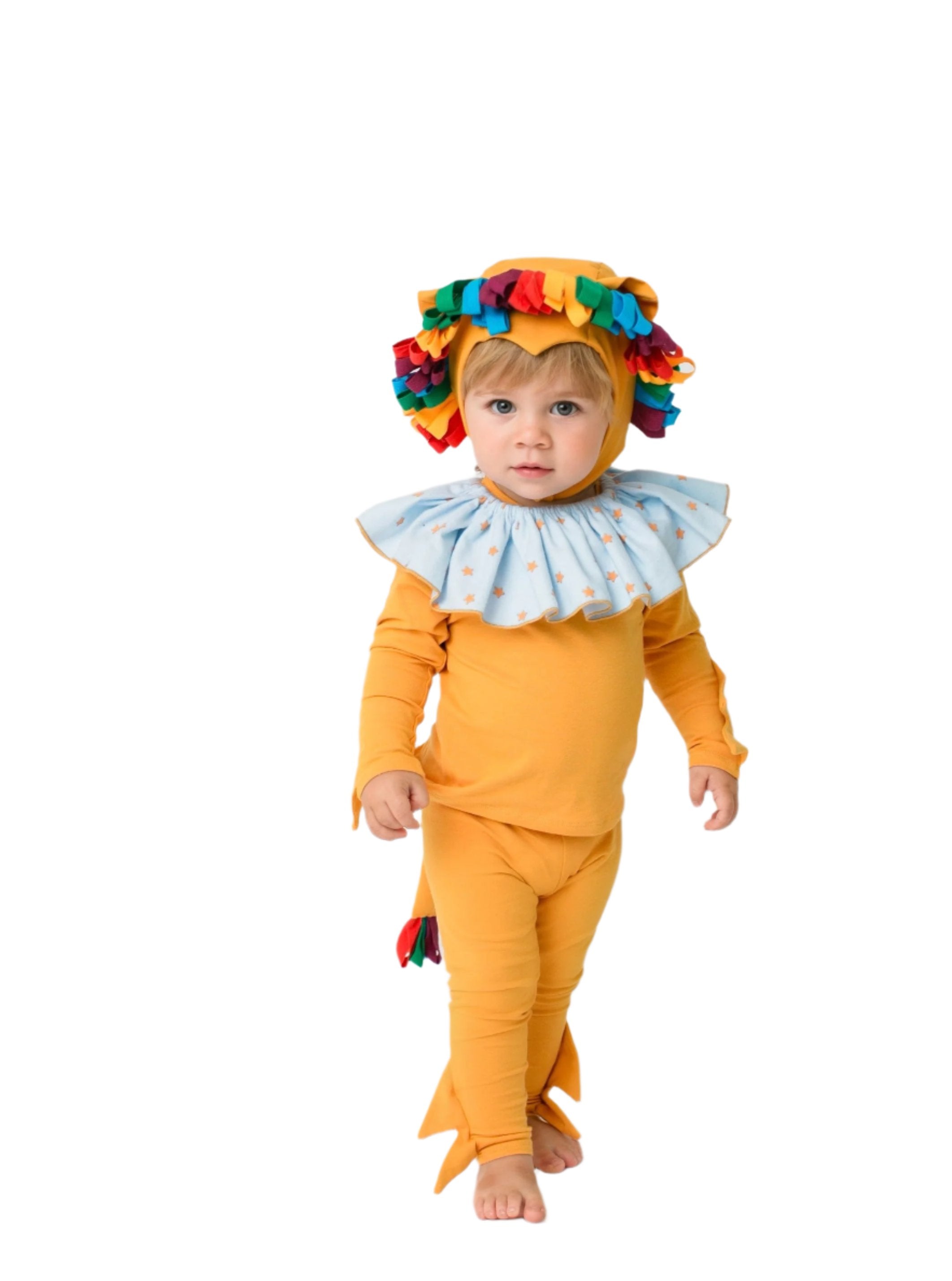 Rainbow Circus Lion Pajama Costume