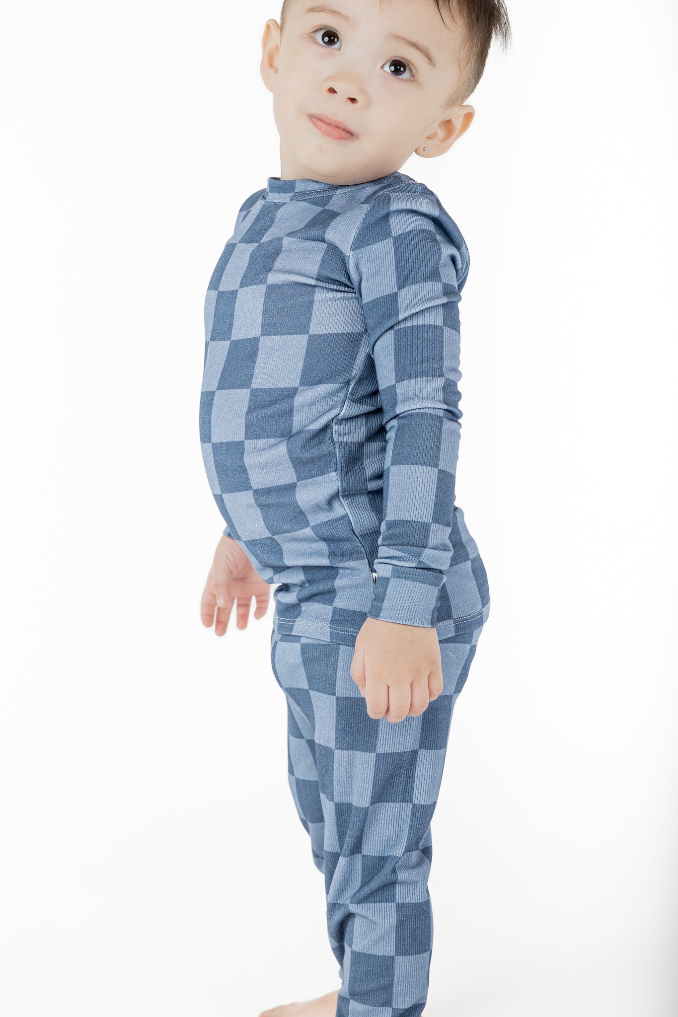 Blue Check | Two Piece Set
