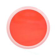 Pink And Strawberry Color Blocked Paper Plate