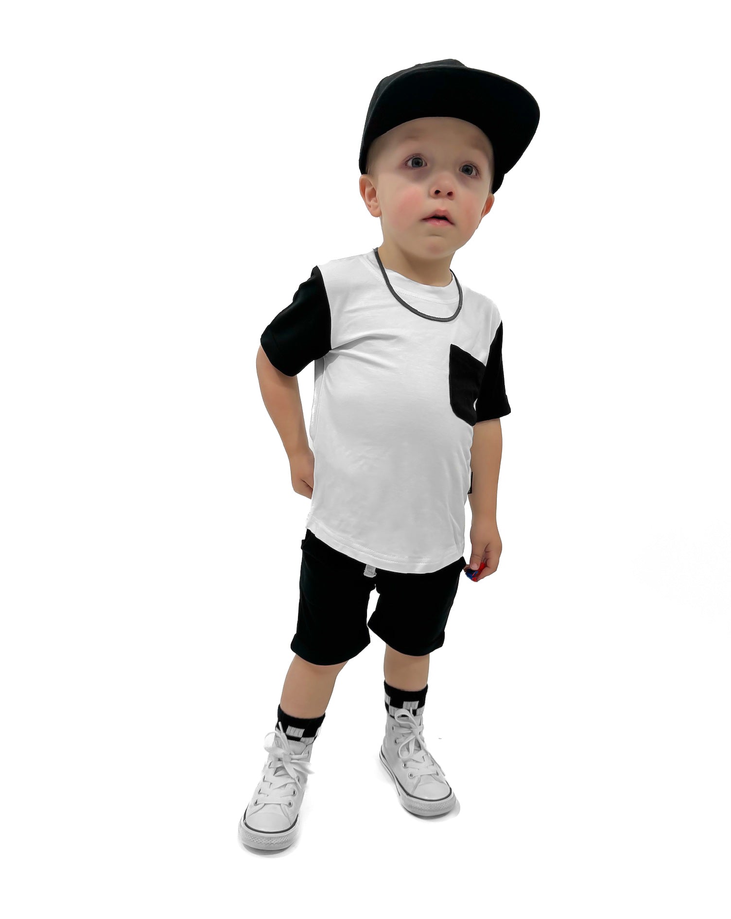 Bamboo Harem Shorts - Black