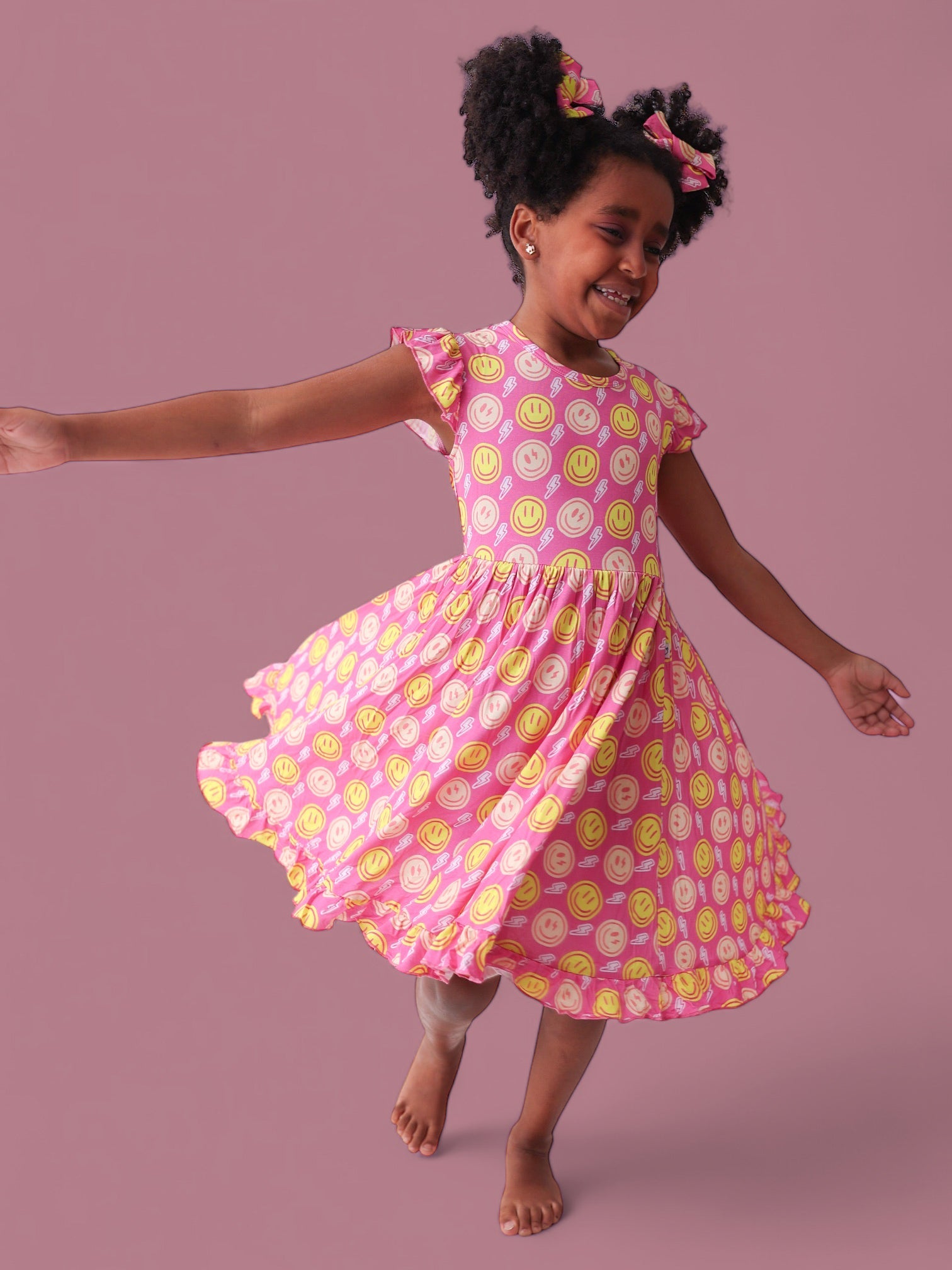 Radiant Smiles Dream Ruffle Dress