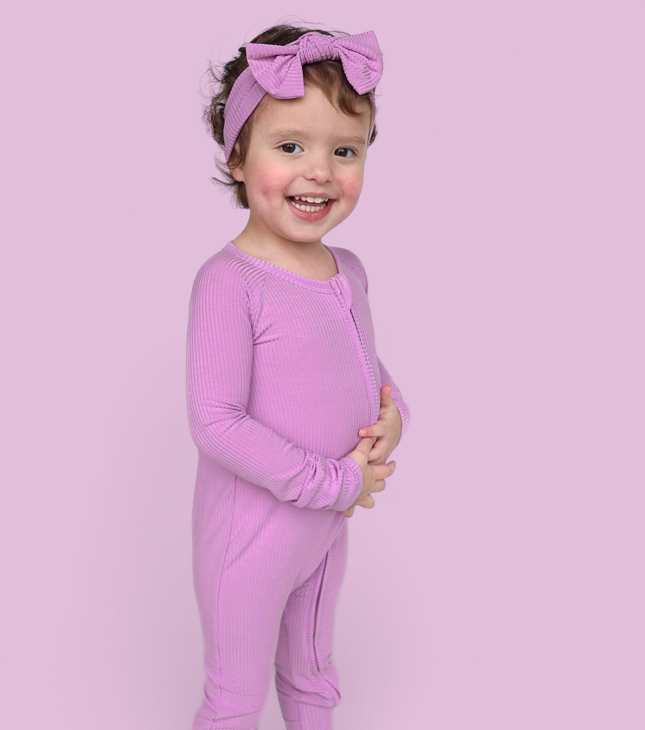 Forever Lilac Rib Dream Romper