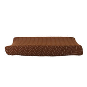 Rust Mudcloth Changing Pad Cover