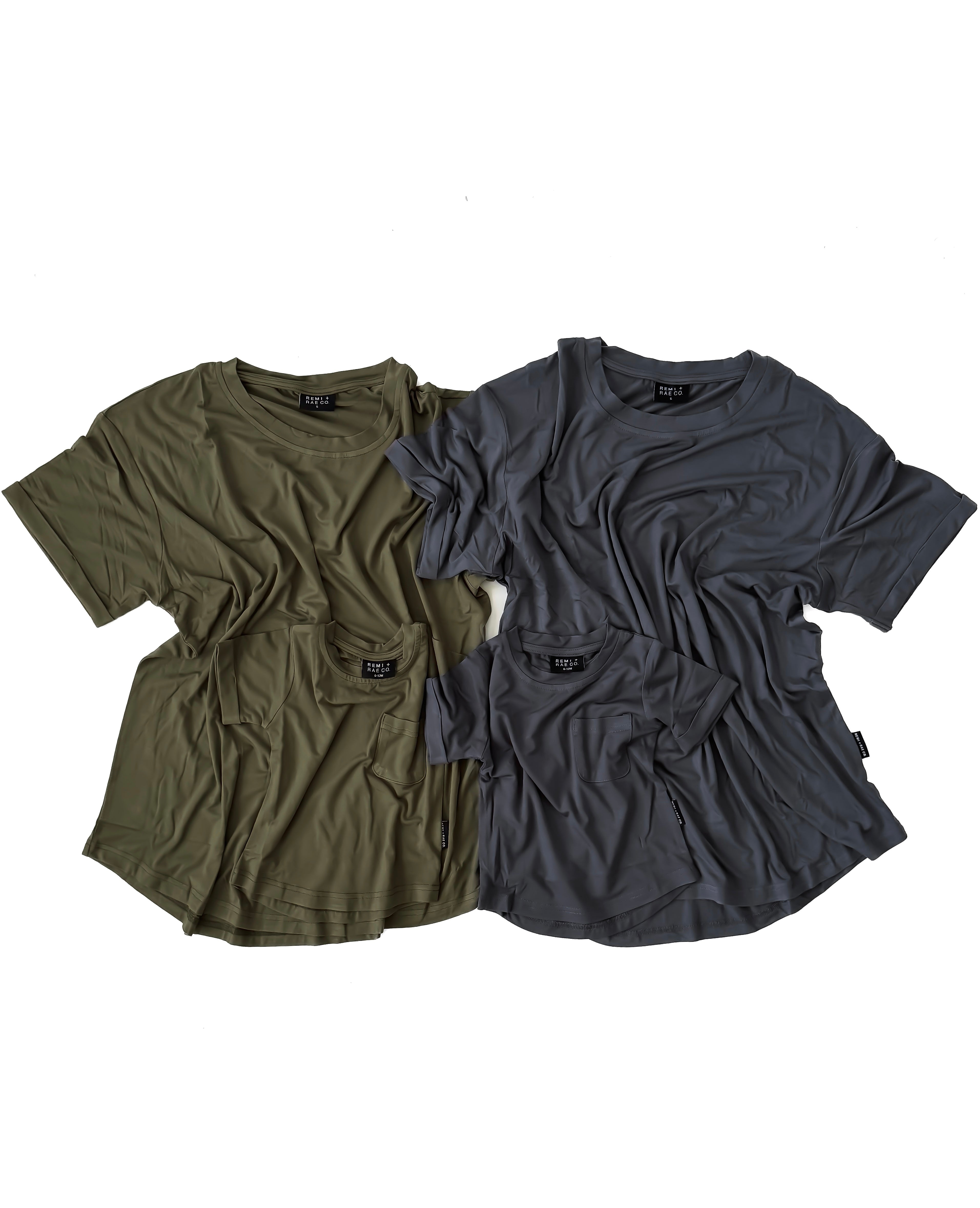 Adult - Bamboo Basic Tee - Storm