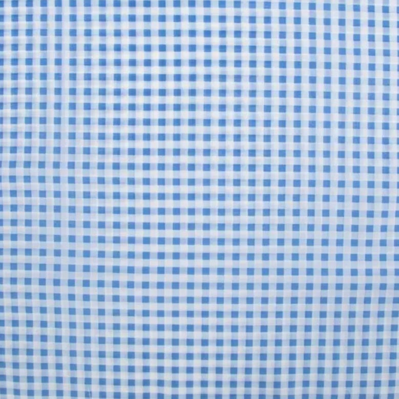 Blue Gingham Nursing Pillow Cover