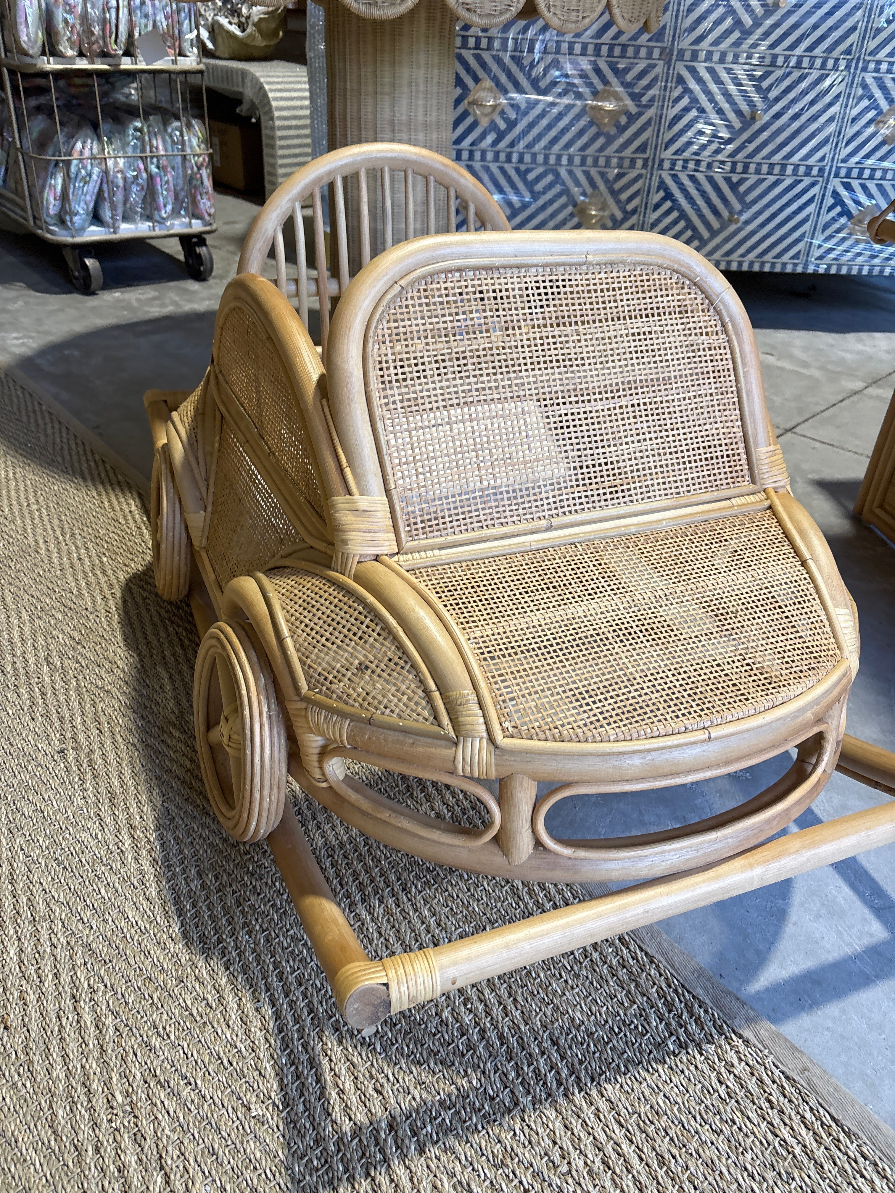 Kids Rattan Car