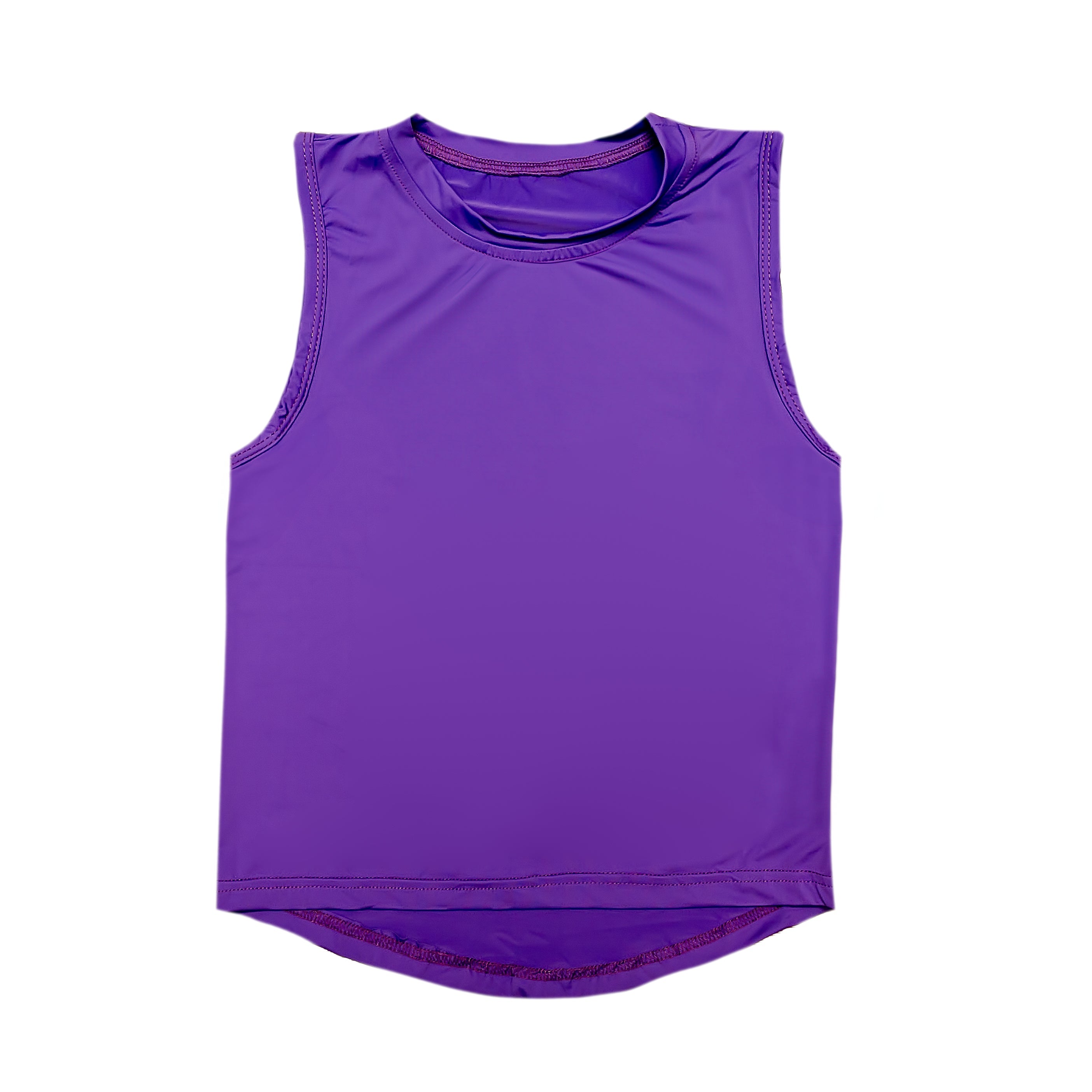 Kids' Purple High-low Tank