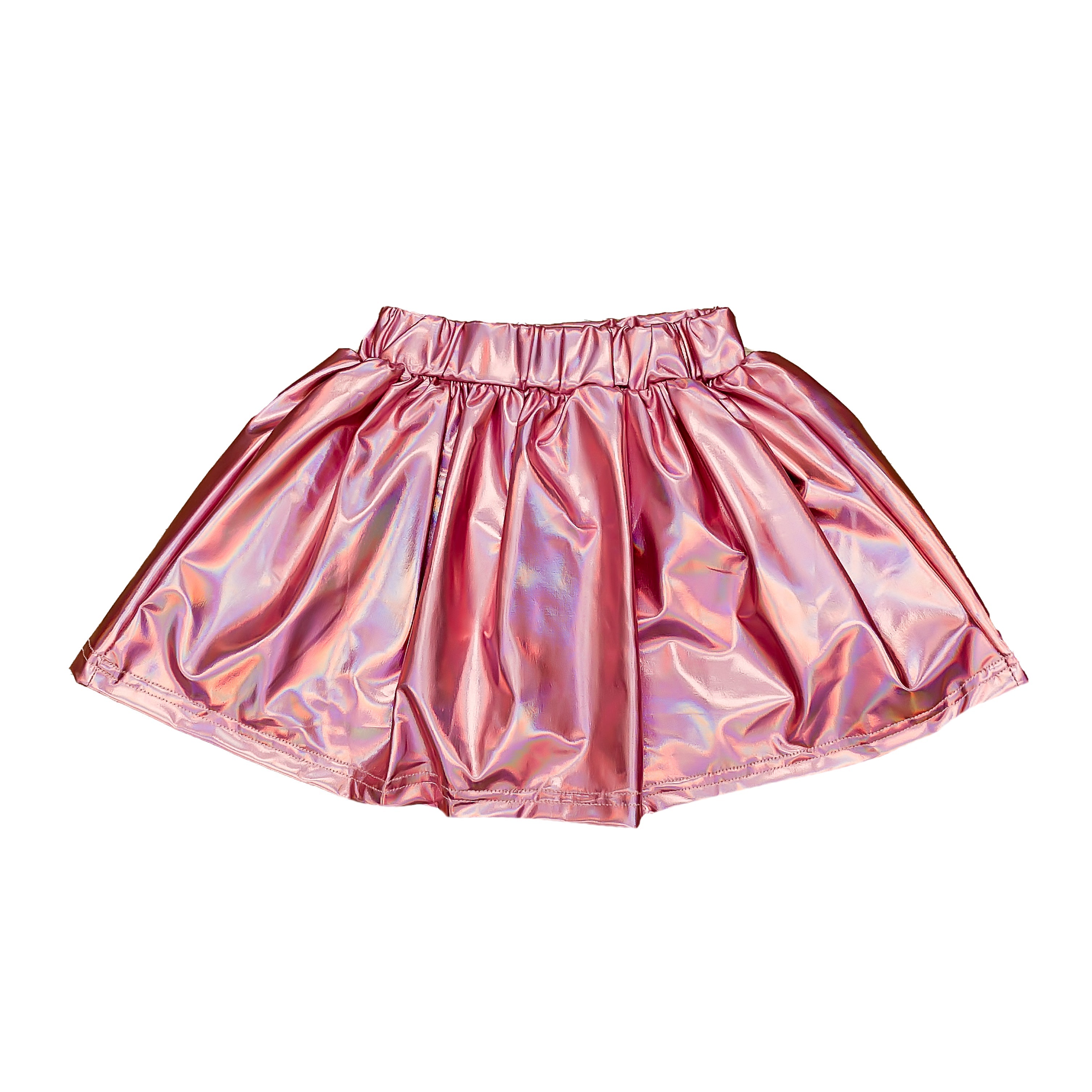 Kids' Metallic Skort - Light Pink