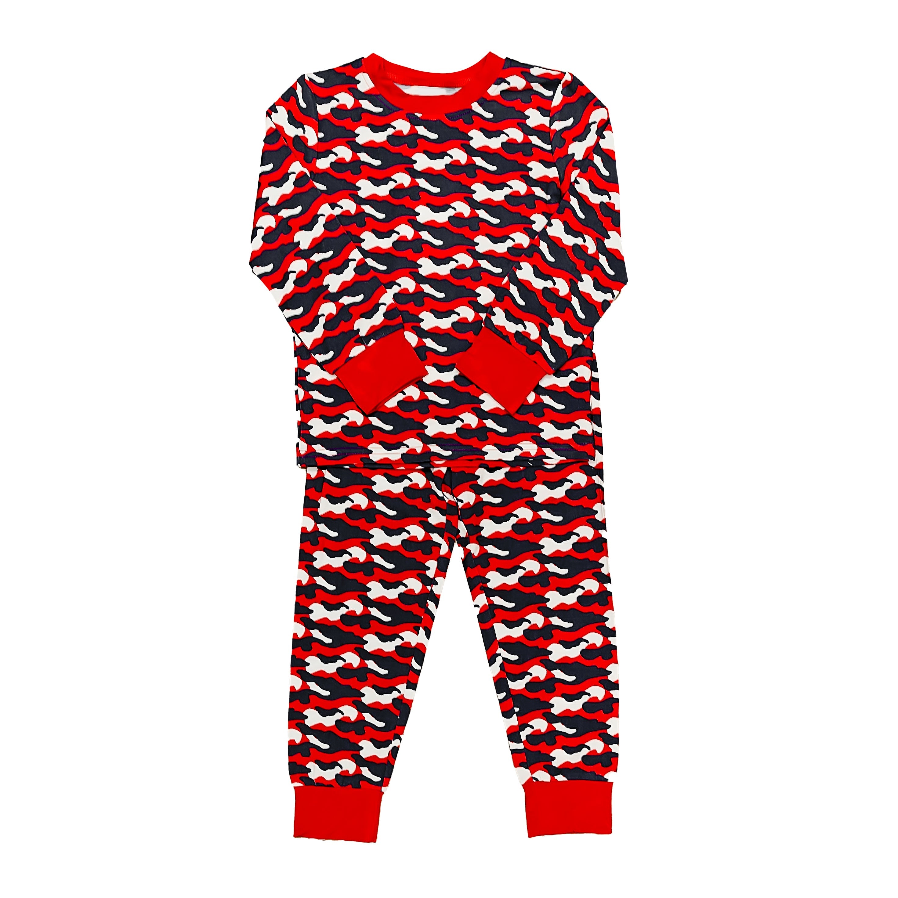 Red And Black Camo Pajamas