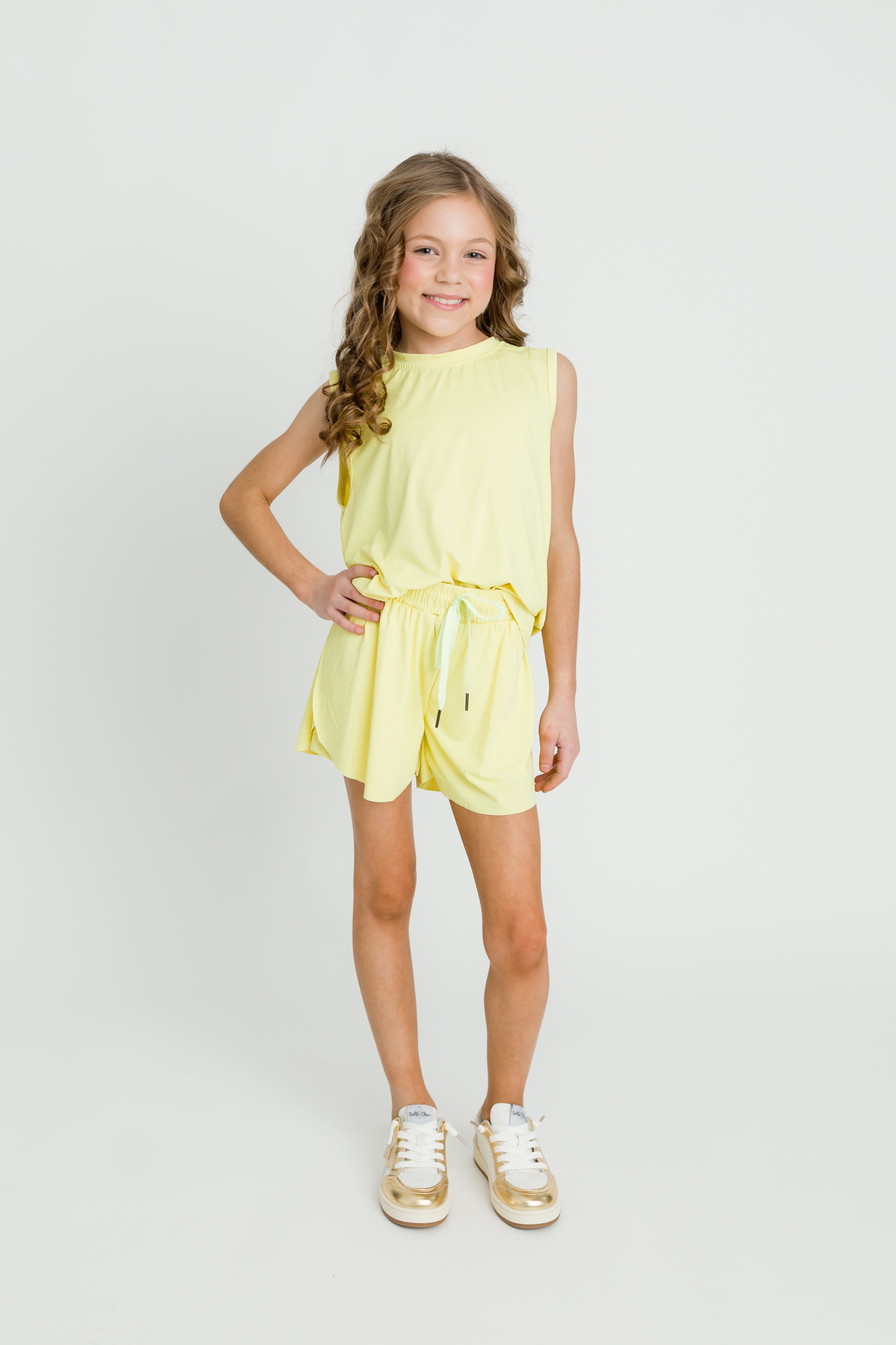 Kids' Yellow High-low Tank