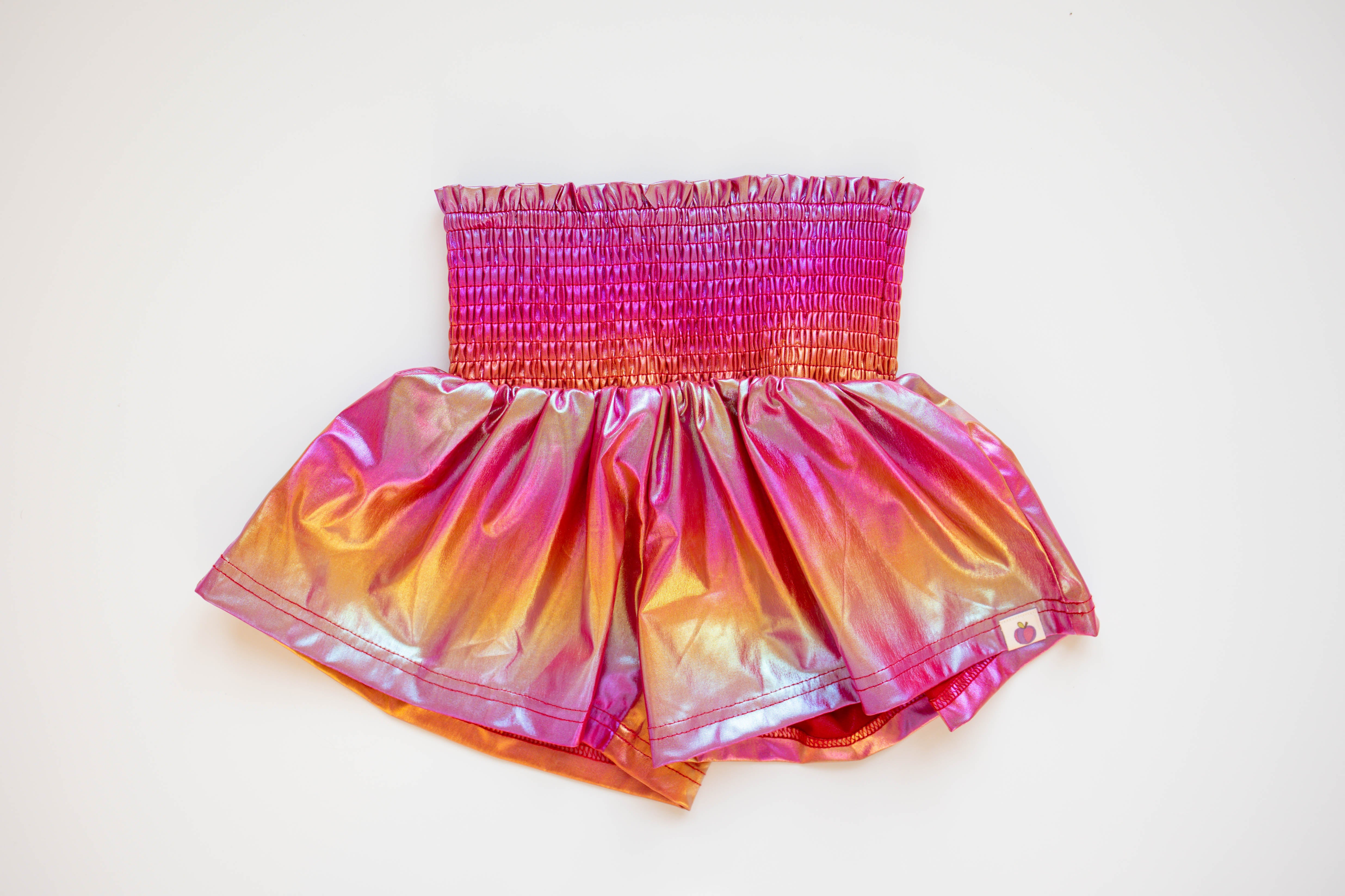 Flowy Metallic Shorts - Fuchsia Fun