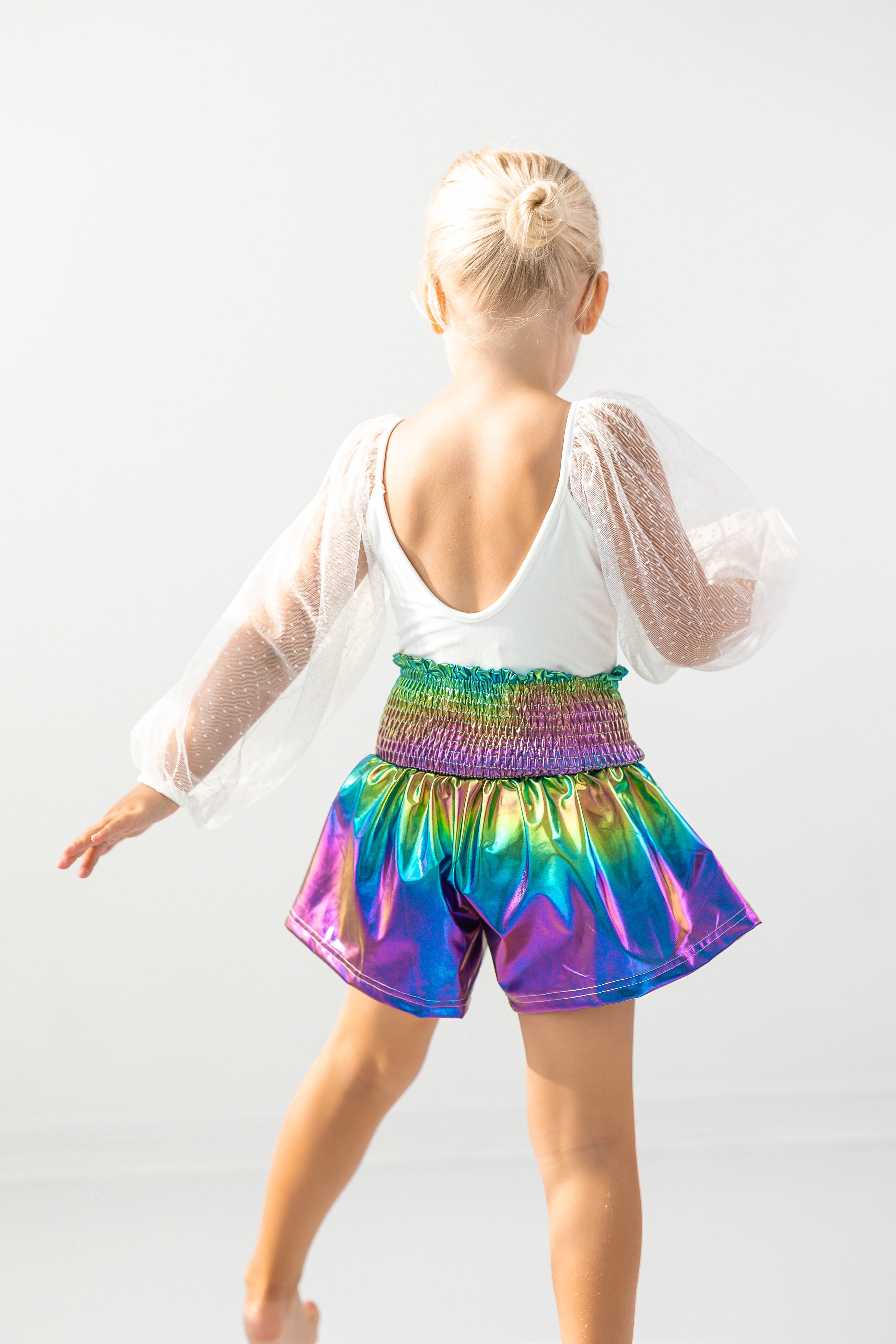 Flowy Metallic Shorts - Mer-magic