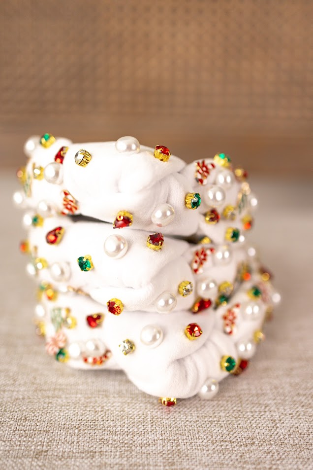 Beaded Headband - Jingle Bell Jewels