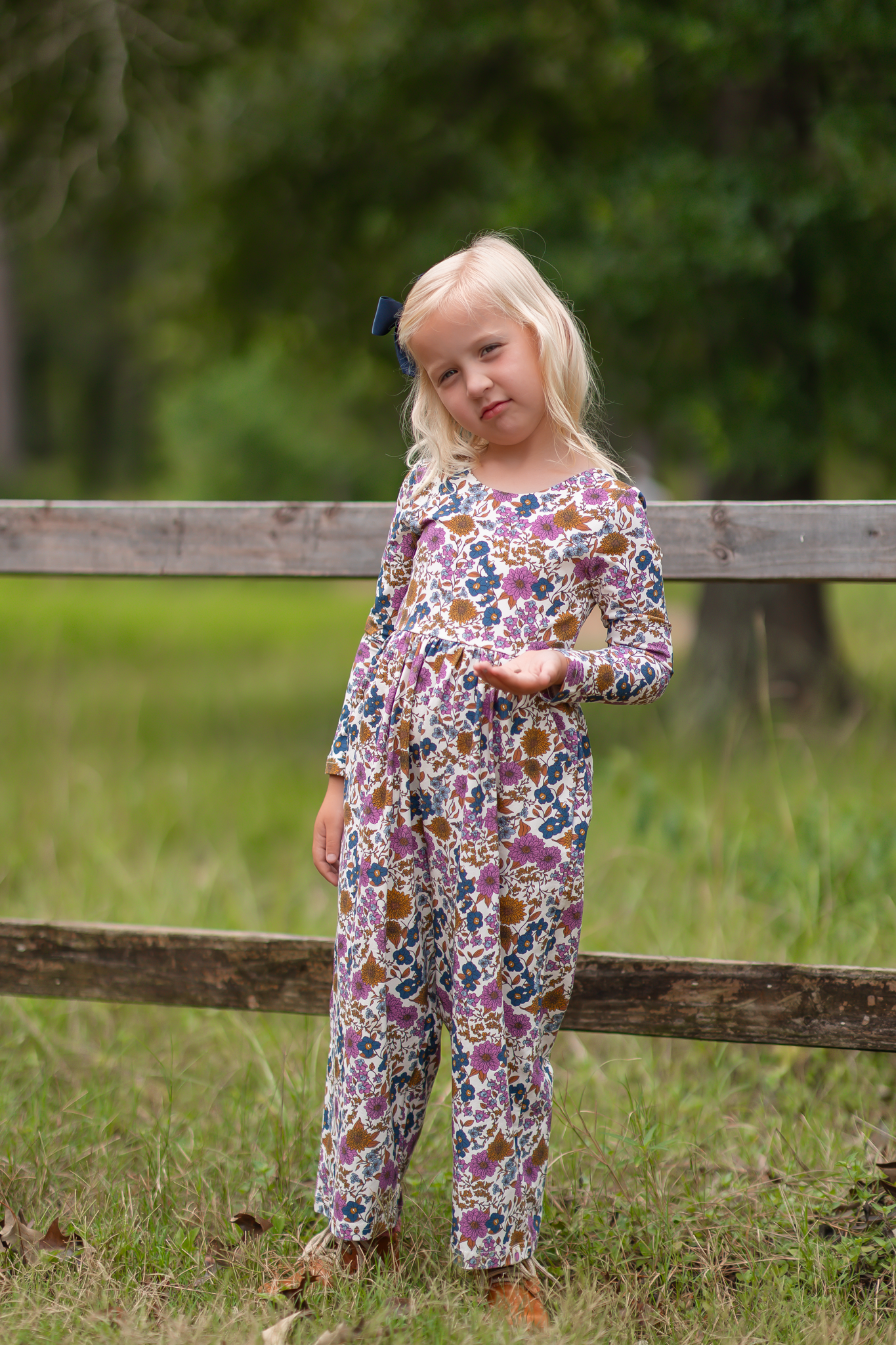 Ivy Romper - Violet Fields