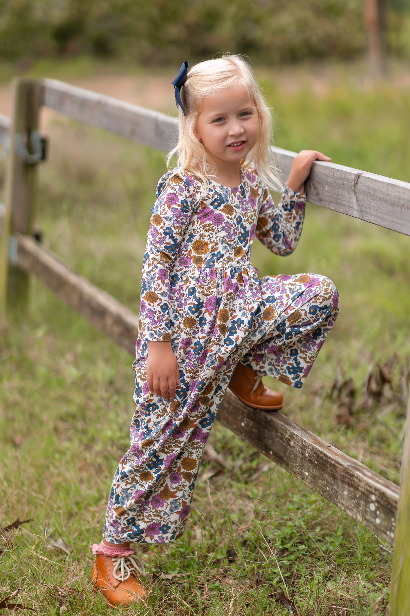 Ivy Romper - Violet Fields