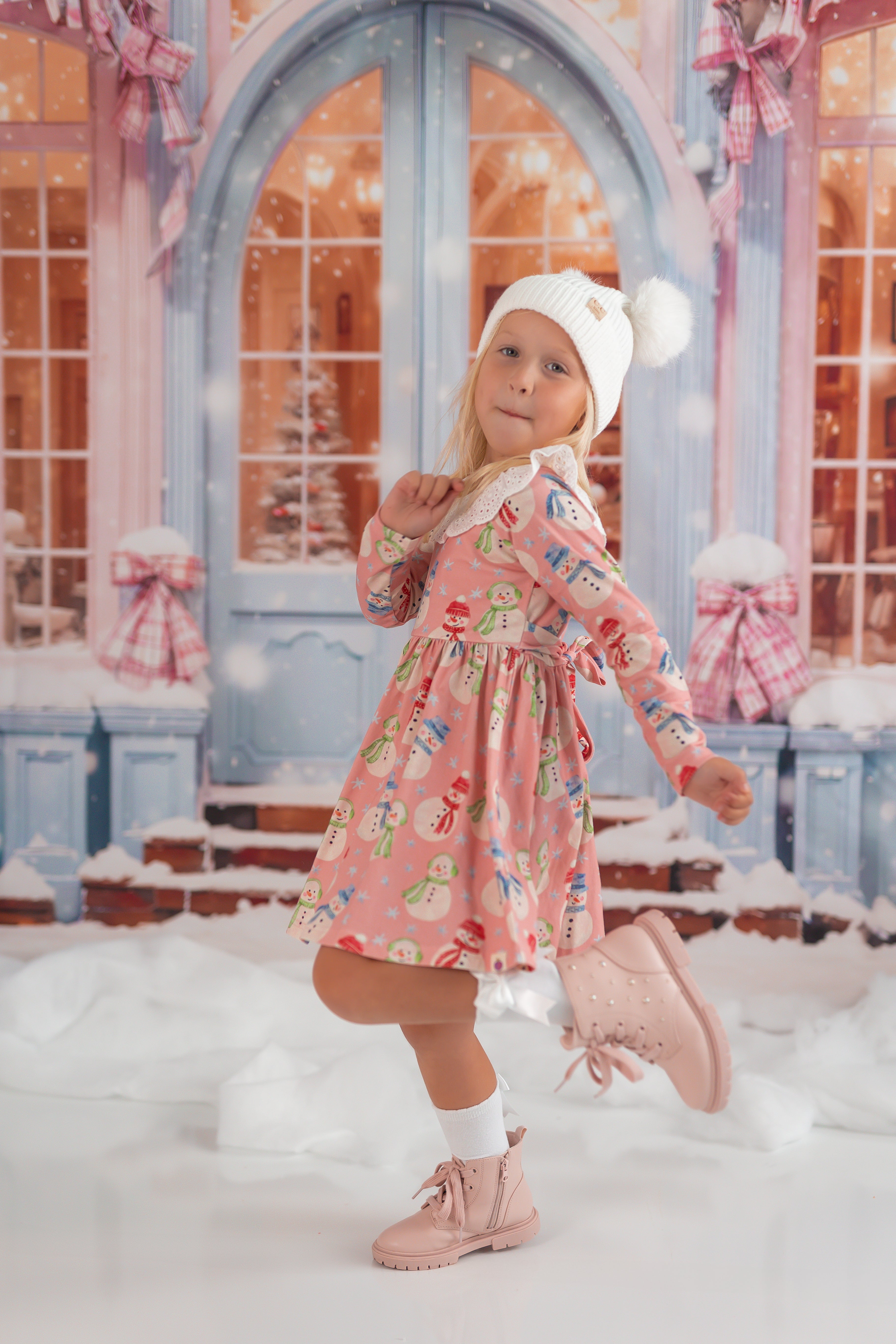 Penelope Dress - Frosty Fun