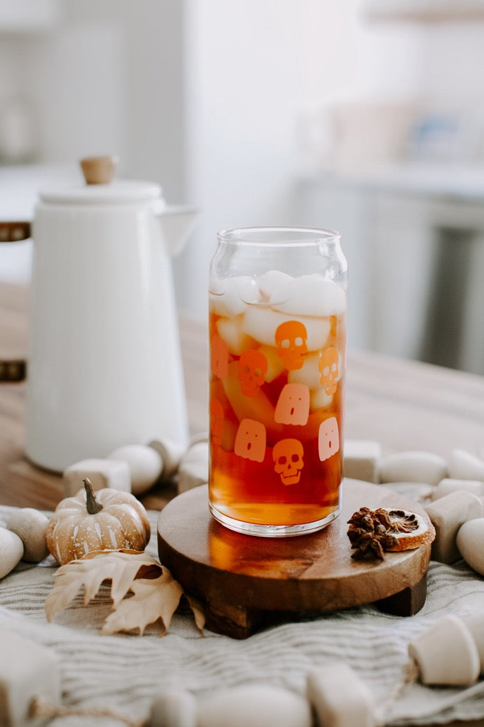 Ghost & Skull Can Glass - 20oz