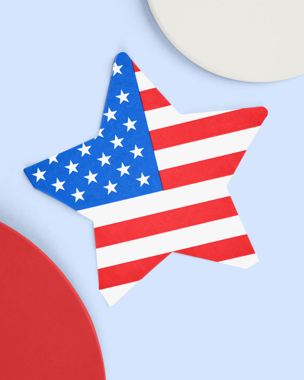 Stars & Stripes Napkins - 50 Printed Napkins