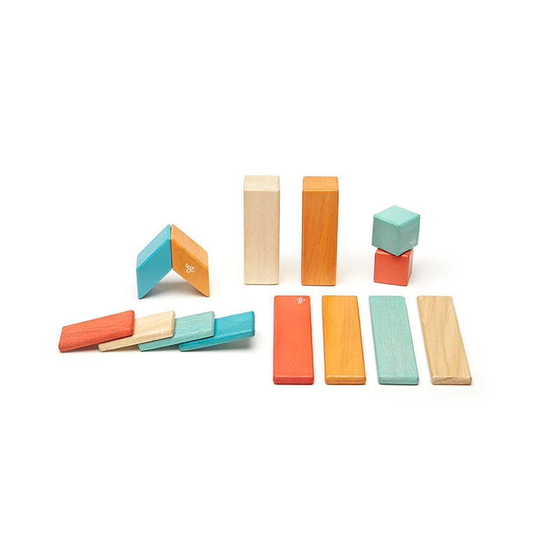 14-piece Set <br>magnetic Wooden Blocks <br>tegu Classics