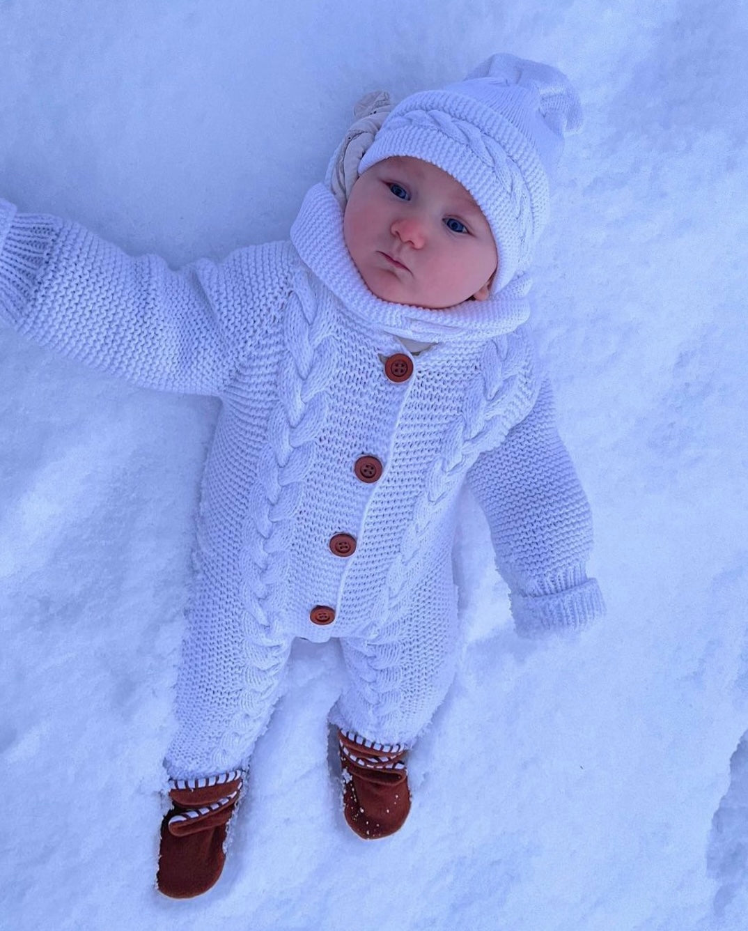 Anti-slip Sole, Fleece Baby Booties, Newborn Home Booties, Sweat Proof Organic Cotton Lining, Taba