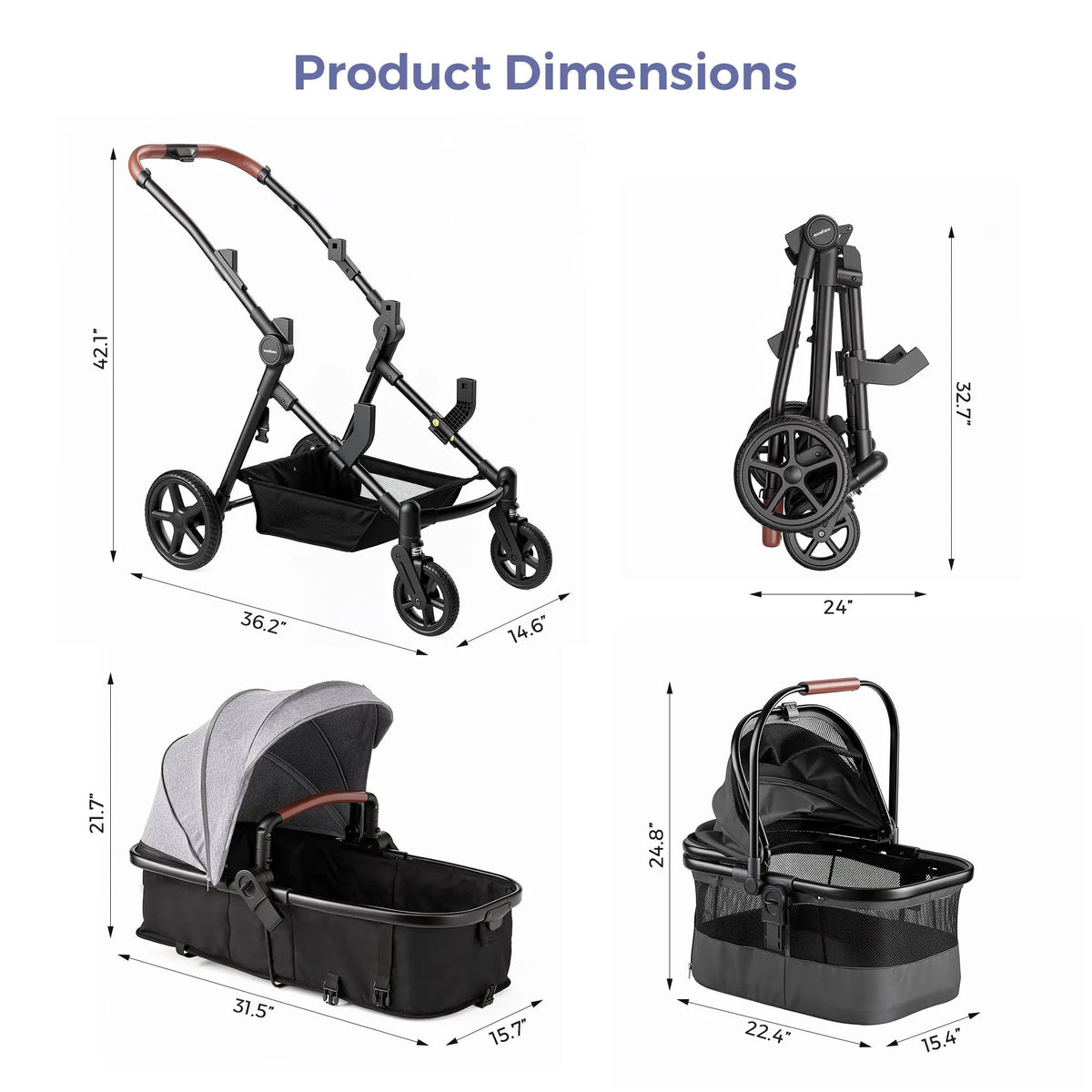 Wagon Stroller For Baby And Pet
