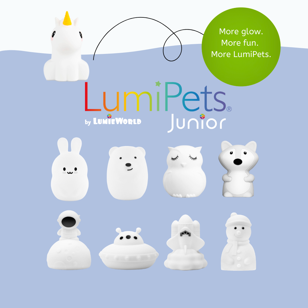 Lumipets® Junior Unicorn - Children's Nursery Touch Night Light