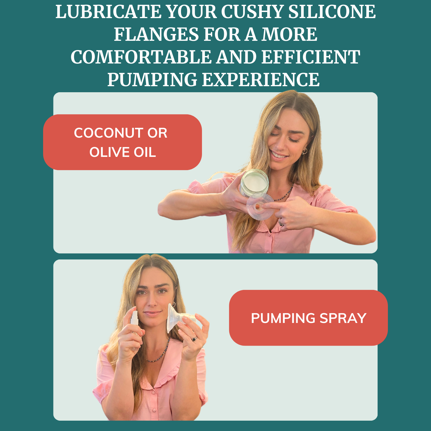 Silicone Breast Pump Flanges - Cushy