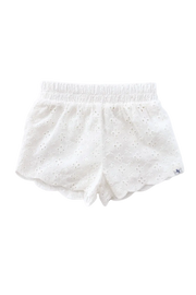 White Eyelet Shorts