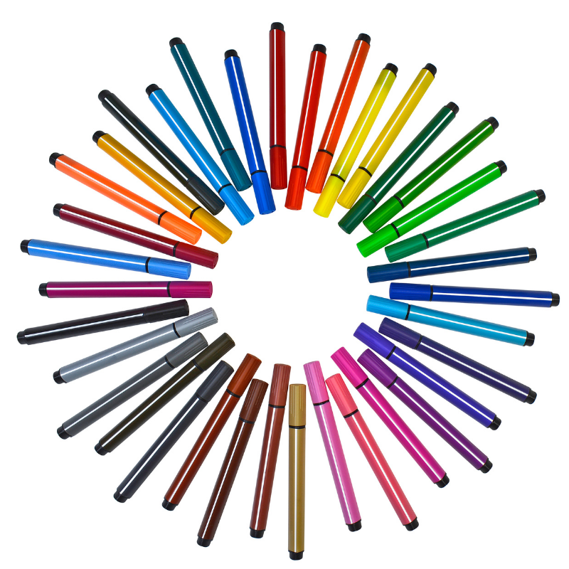 Triangular Magic Stix Markers, 36 Pack, Last 7 Days No Cap!
