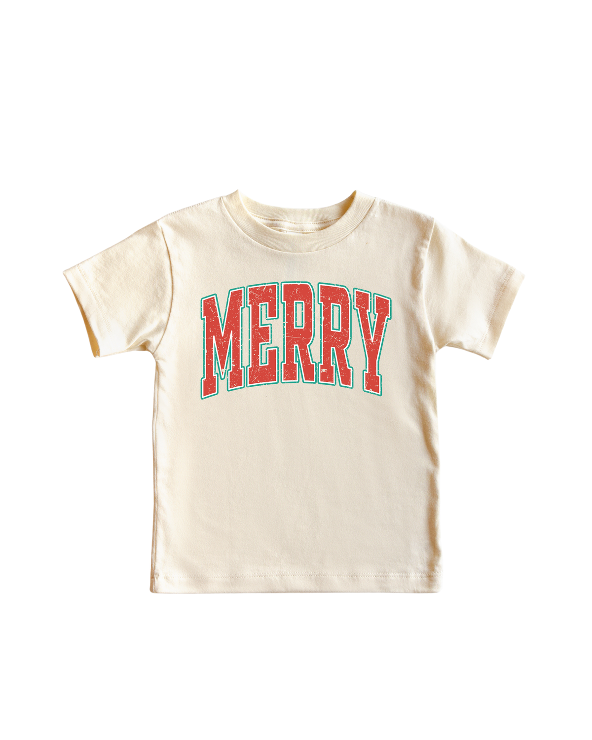Merry Varsity Kids Tee