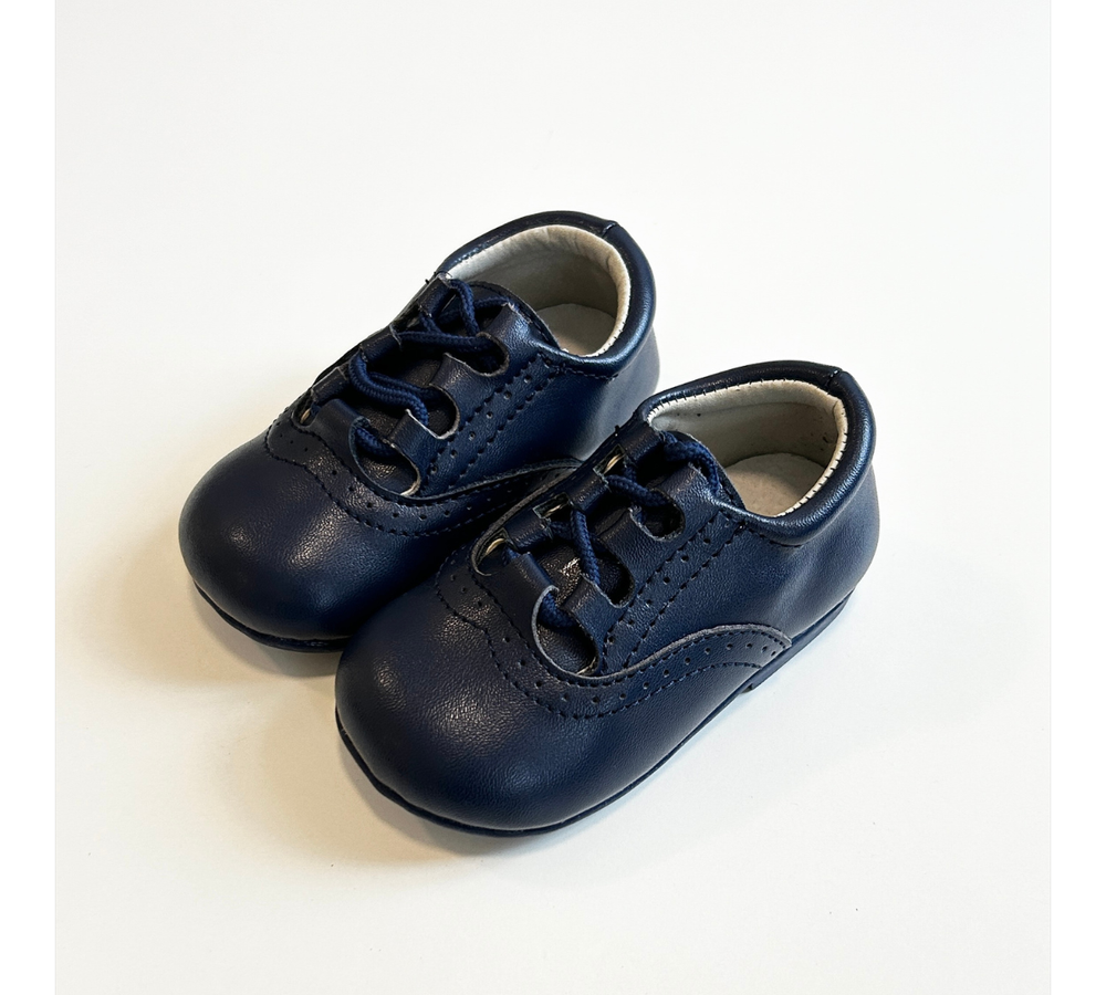 Alfie Lace-up Dress Shoe For Kids, Wide Toe Box