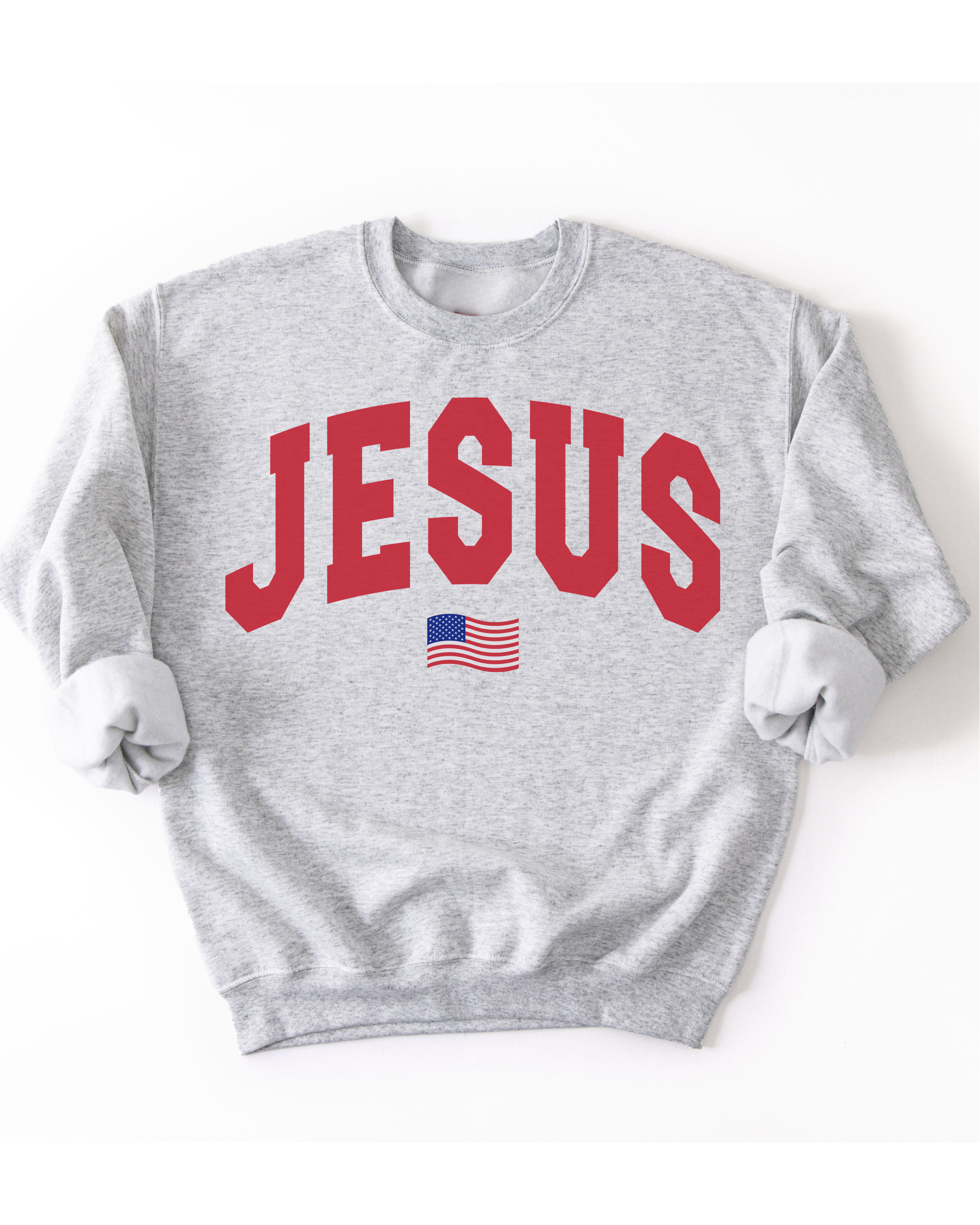 Jesus Flag Adult Unisex Pullover 🇺🇸
