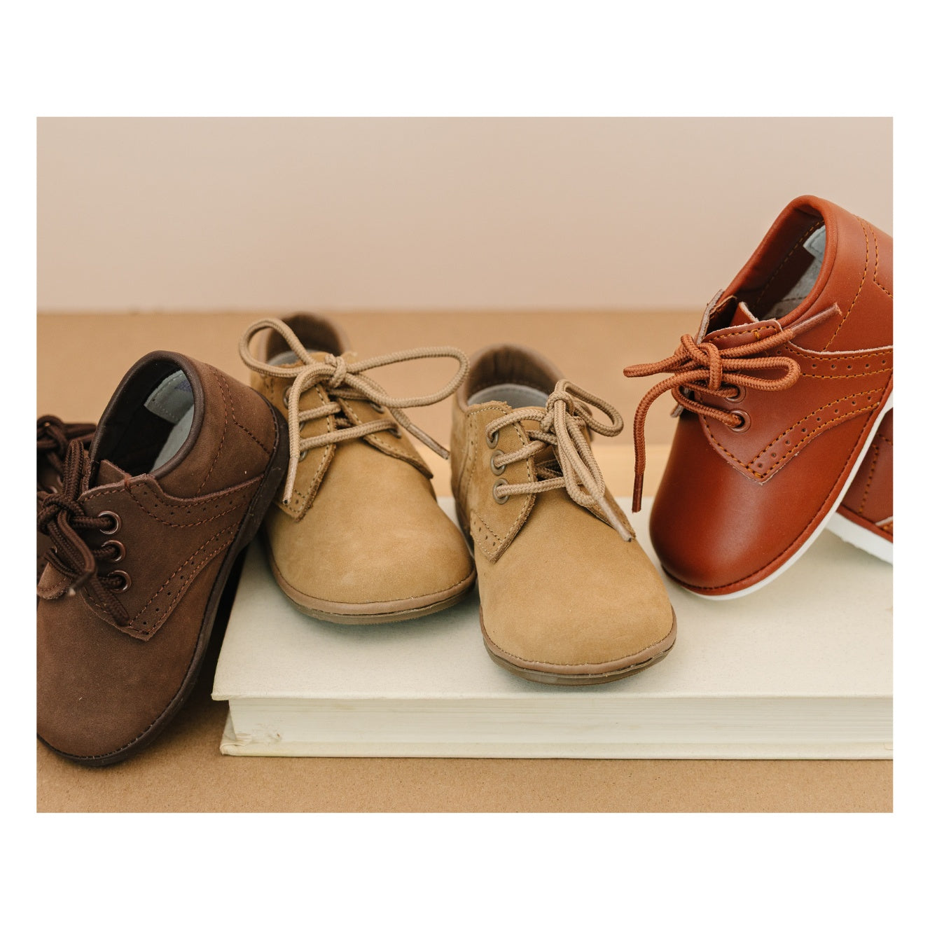 James Boy's Nubuck Leather Lace Up Shoe (baby)