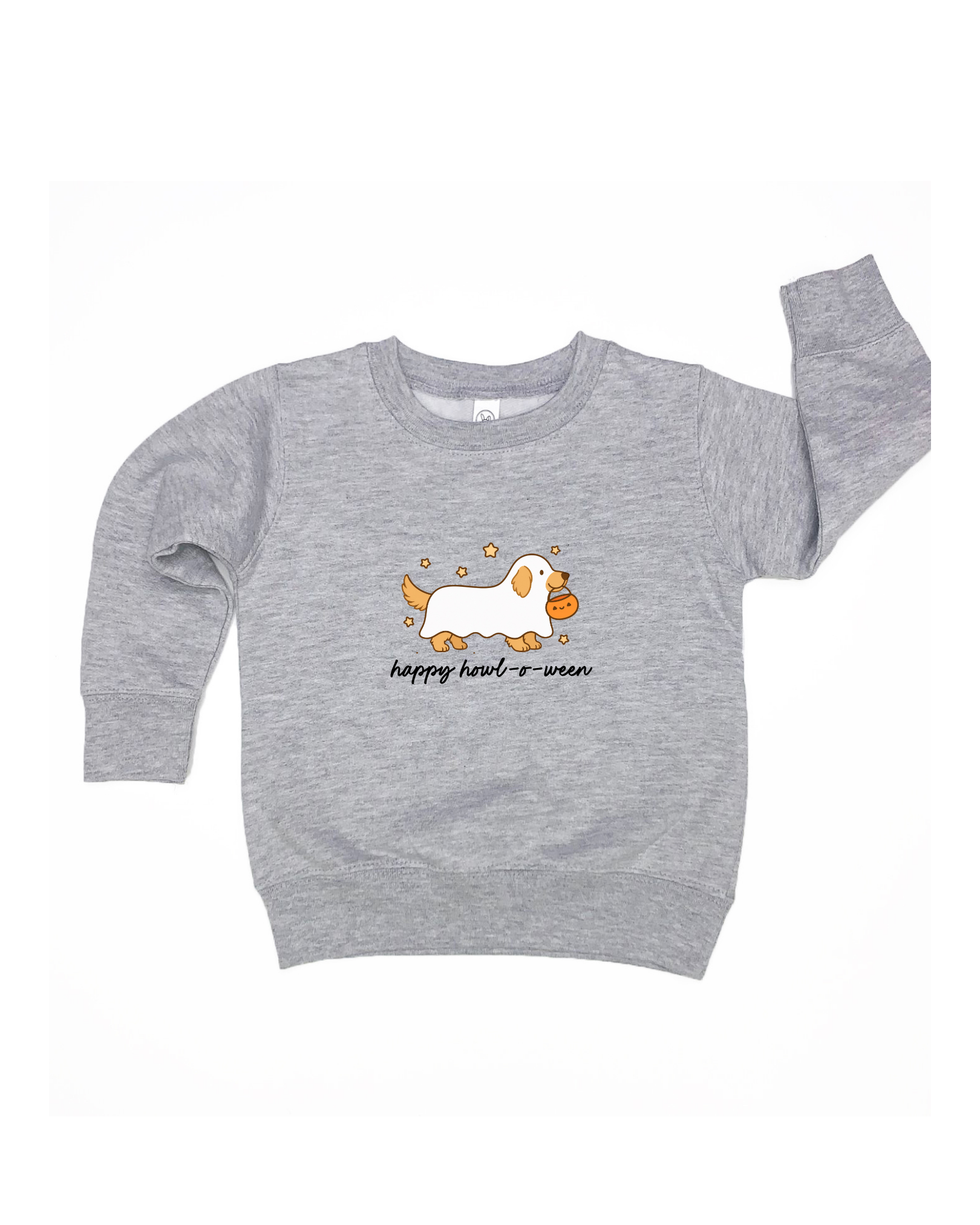 Happy Howl-o-ween Golden Retriever Kids Tee Or Sweatshirt