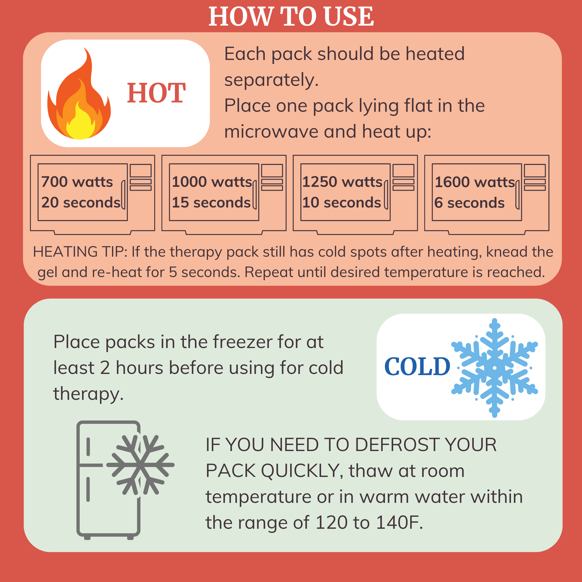 Breast Therapy Pack Hot & Cold - Instarelief