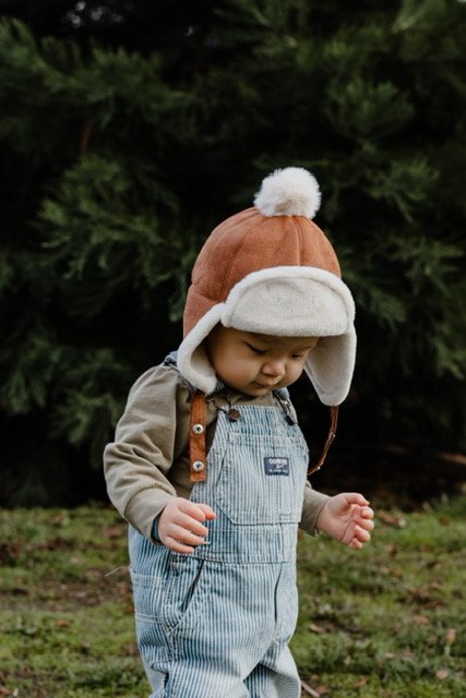 Faux Fur-lined Kids Winter Hat | Windproof Toddler Trapper Hat