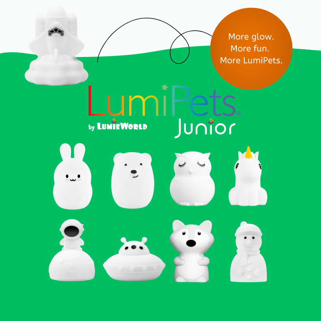 Lumipets® Rowdy The Rocket- Children's Touch Night Light Junior
