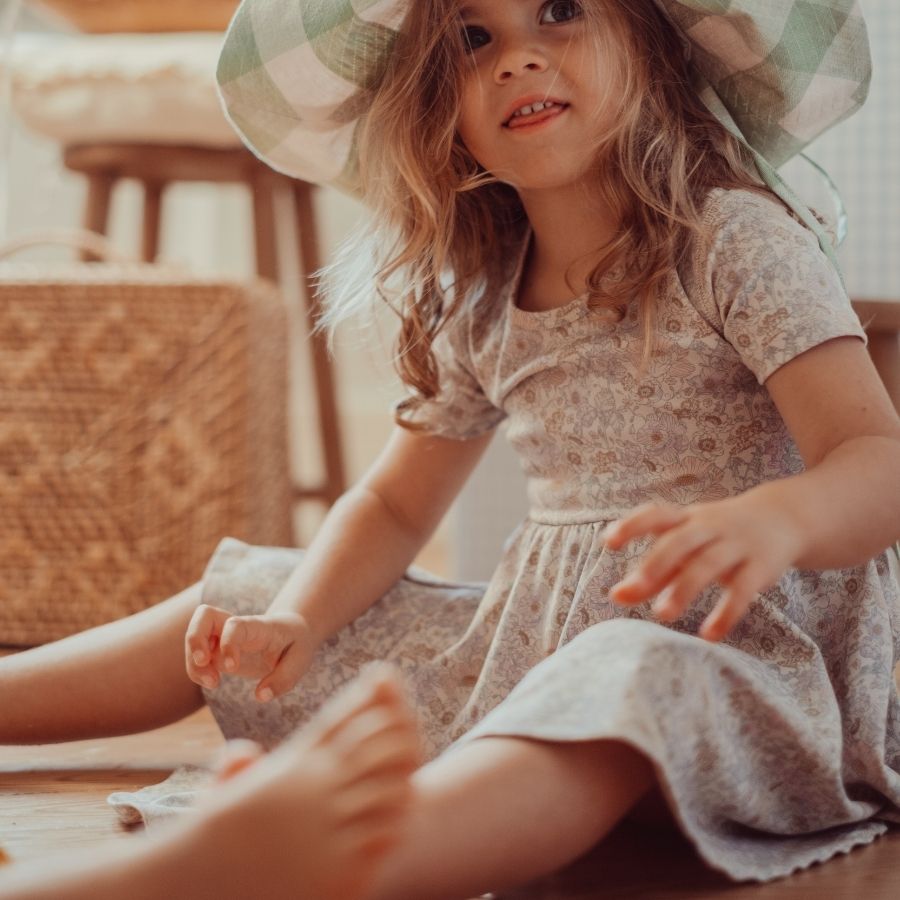 The Printed Long Sleeve Dress - Chloe